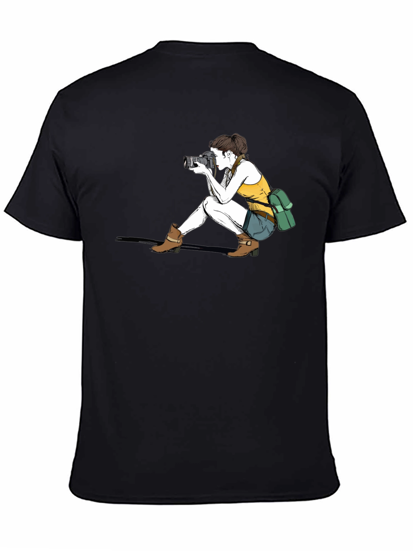 Photographer Graphic Black T-Shirt