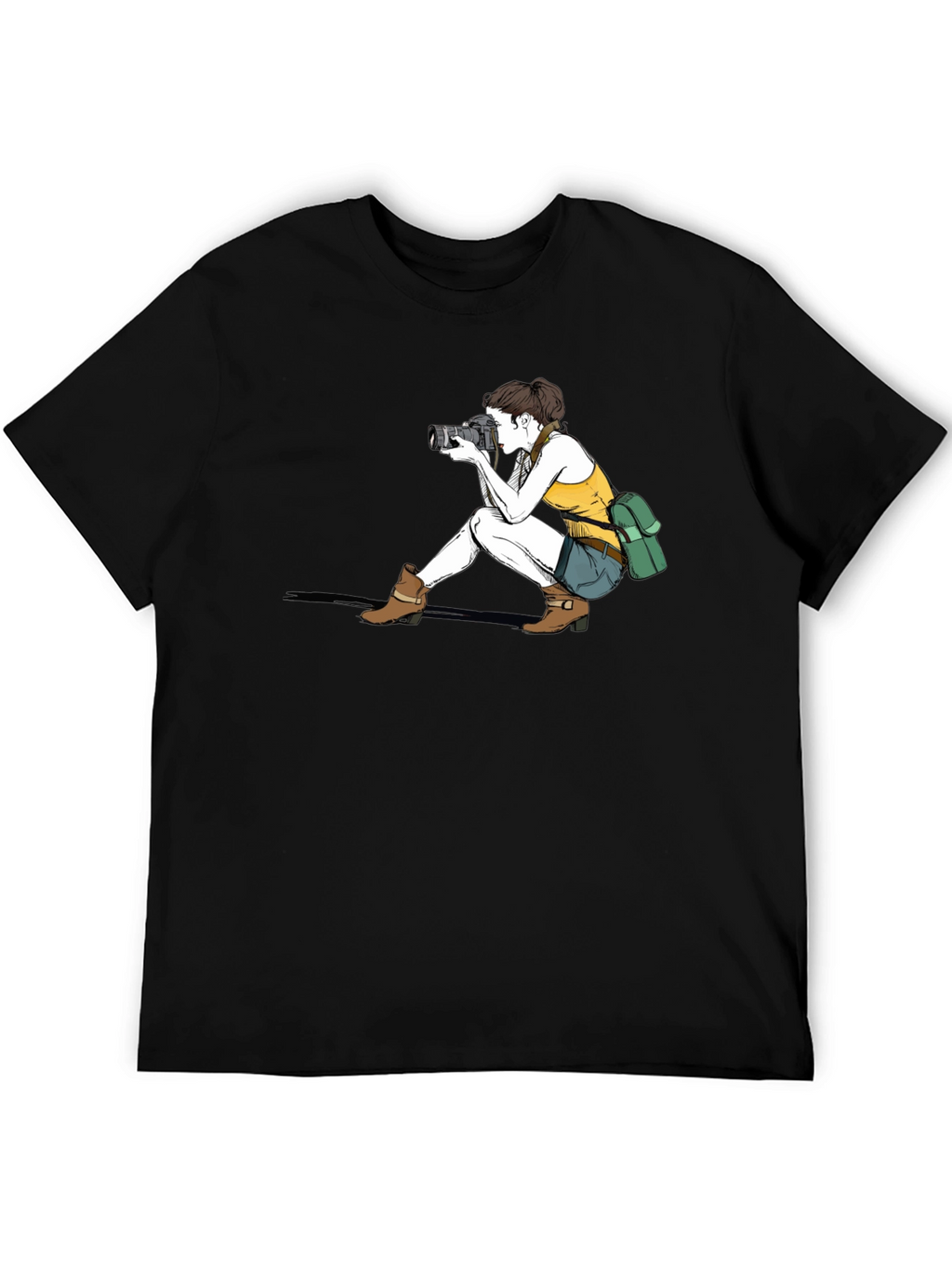 Photographer Graphic Black T-Shirt
