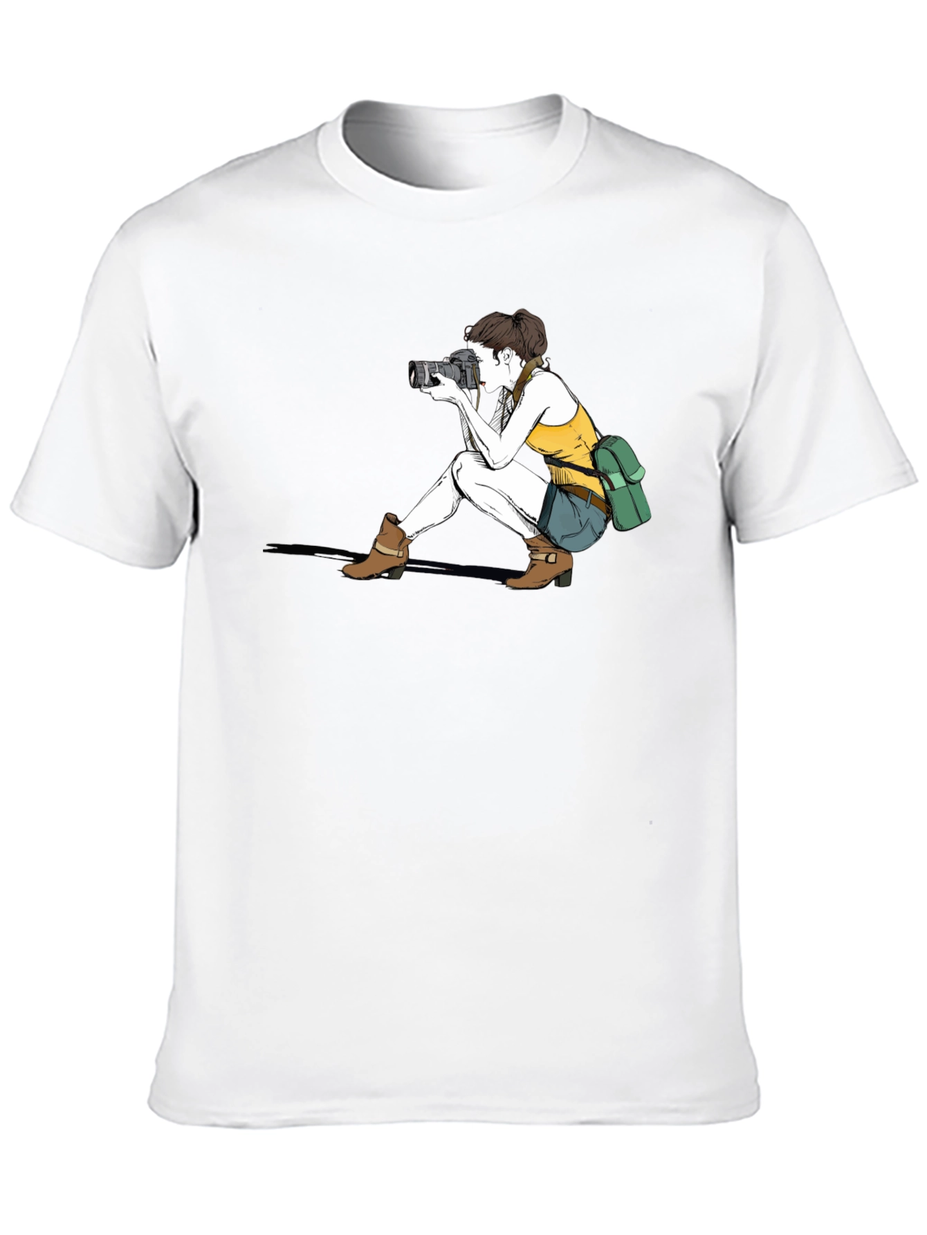 Photographer Graphic Black T-Shirt