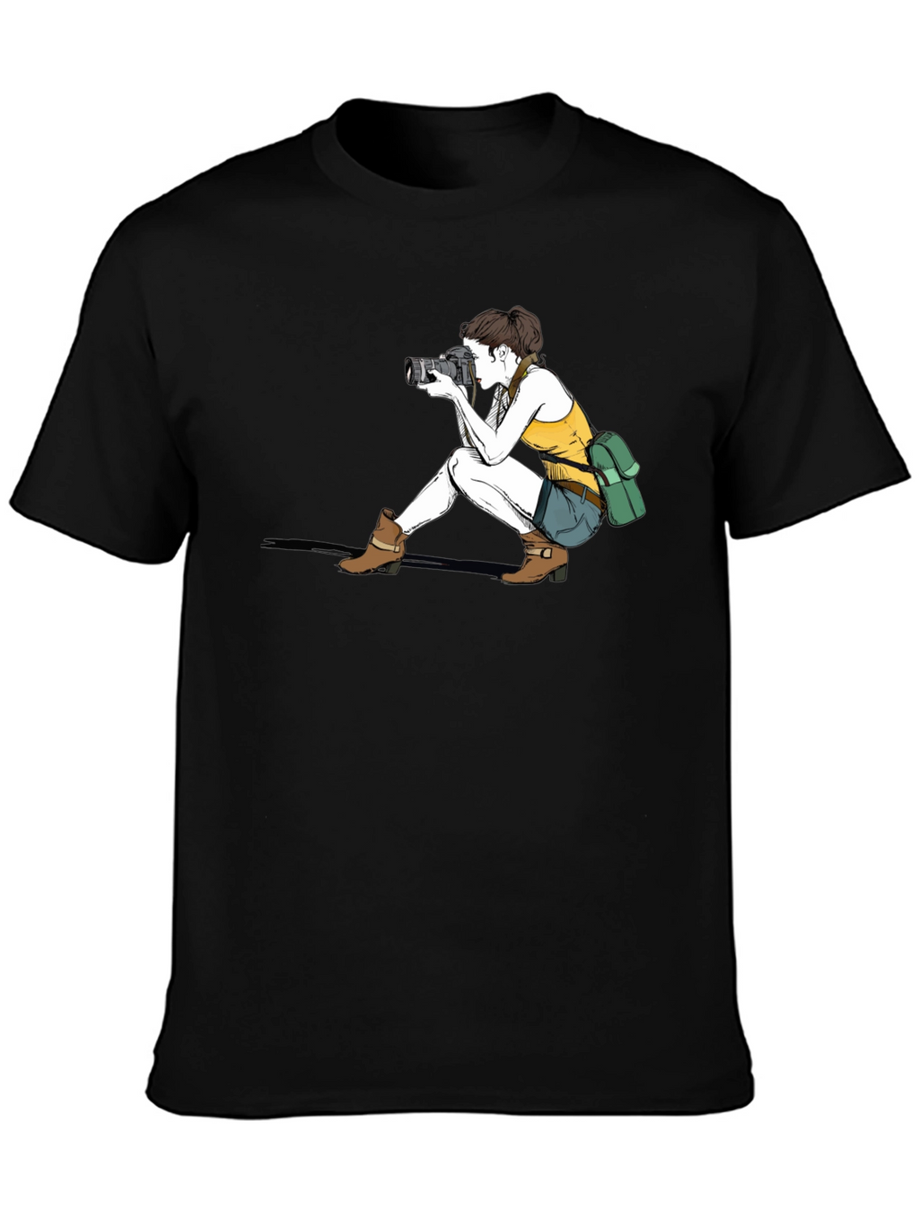 Photographer Graphic Black T-Shirt