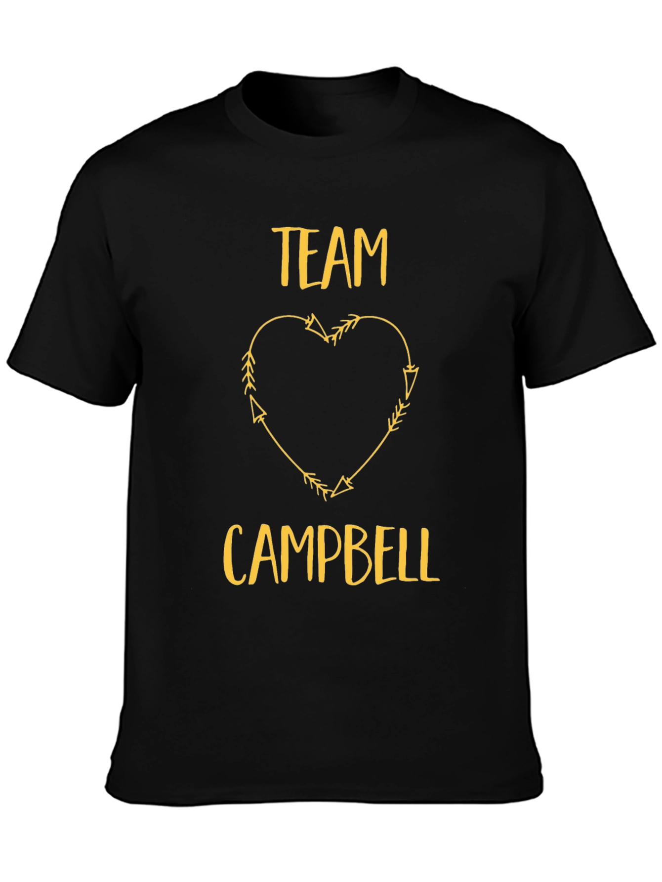 Team Campbell Arrow Heart T-Shirt