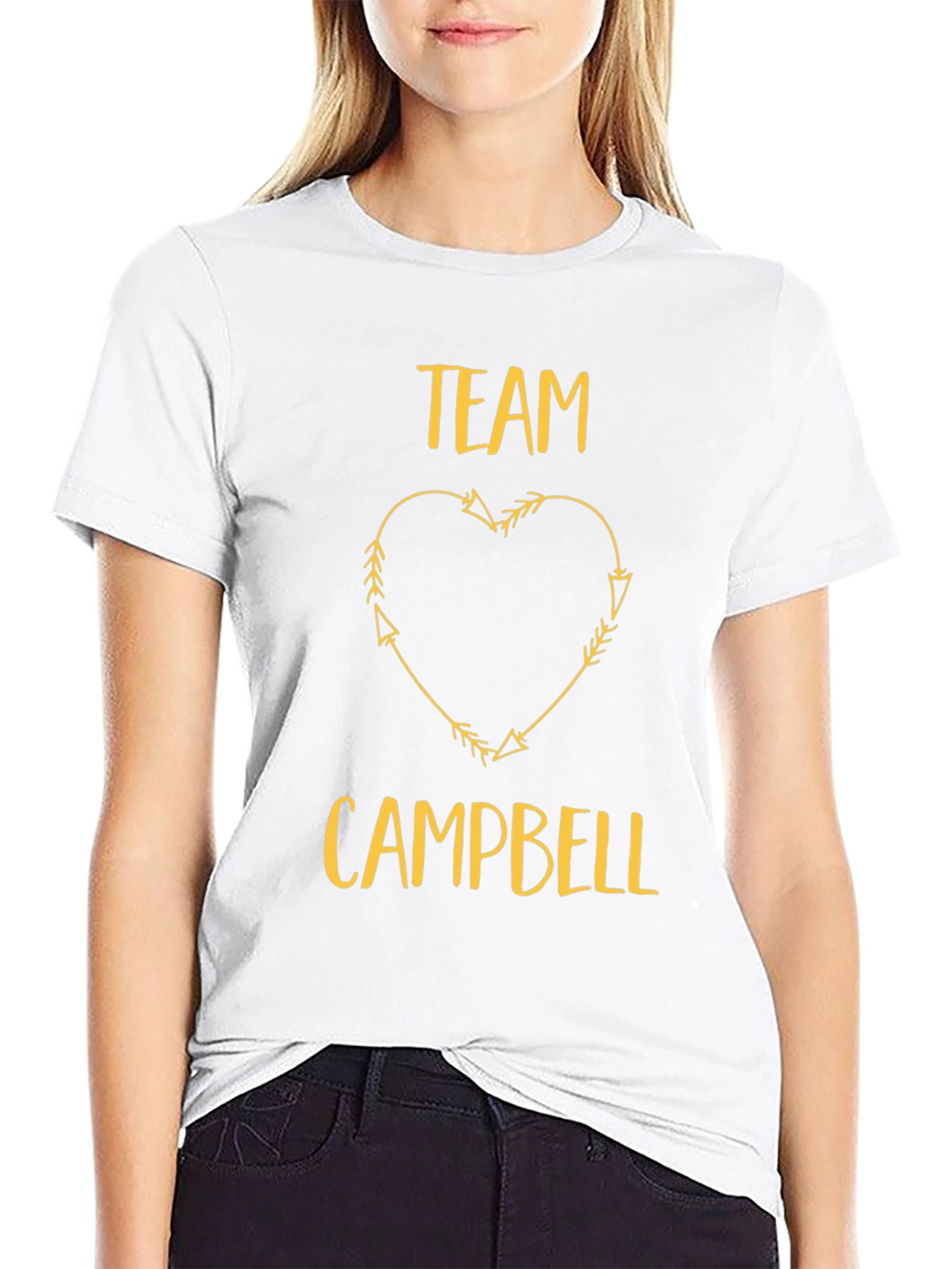 Team Campbell Arrow Heart T-Shirt