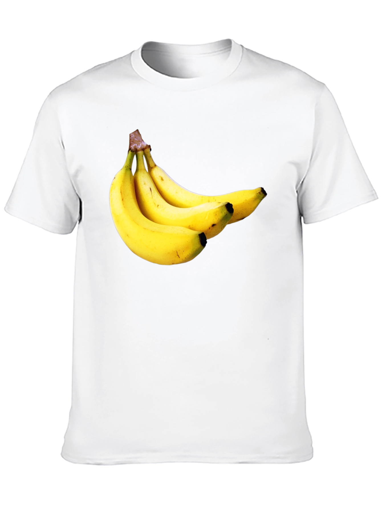 Banana Pattern Black T-Shirt