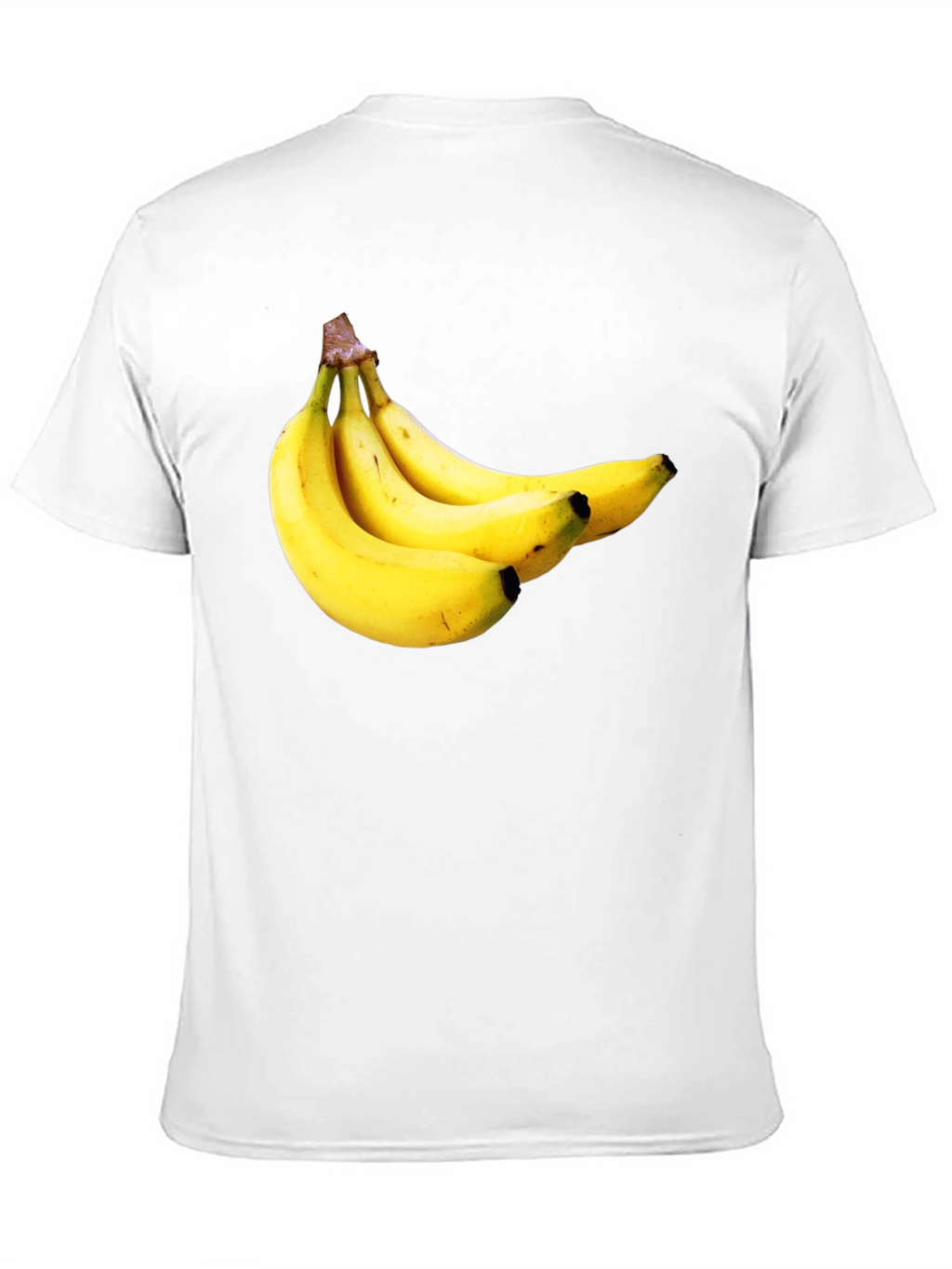 Banana Pattern Black T-Shirt