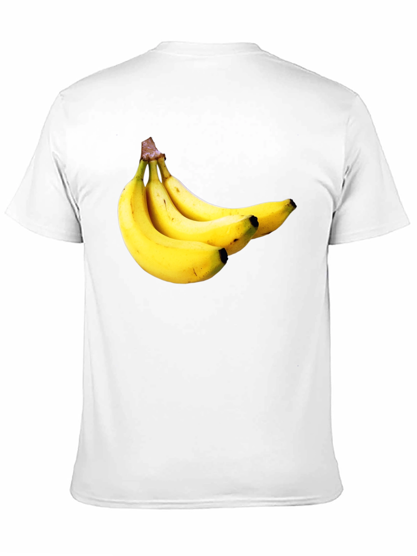 Banana Pattern Black T-Shirt