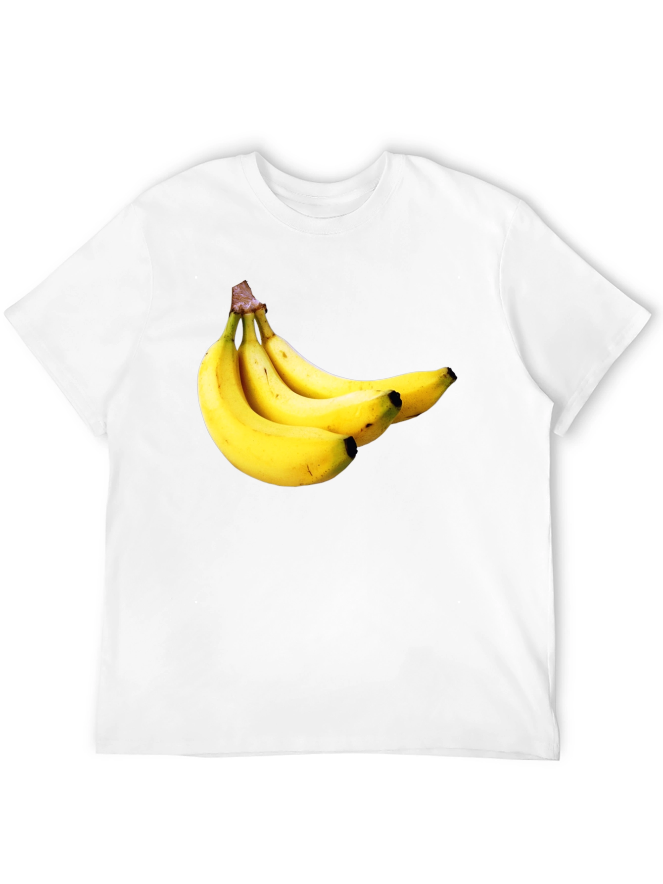 Banana Pattern Black T-Shirt
