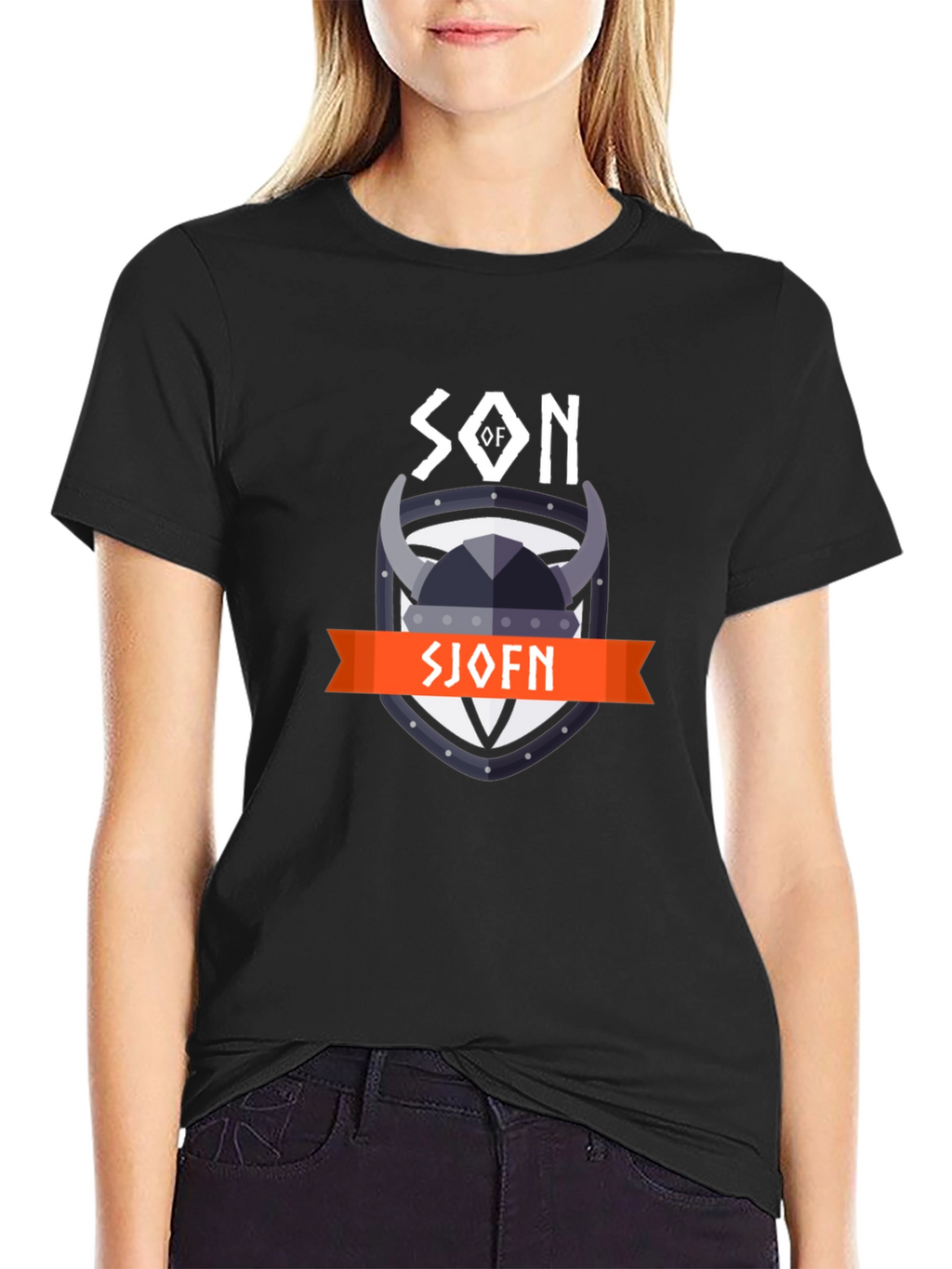 Son of Sjofn Viking T-Shirt - Black