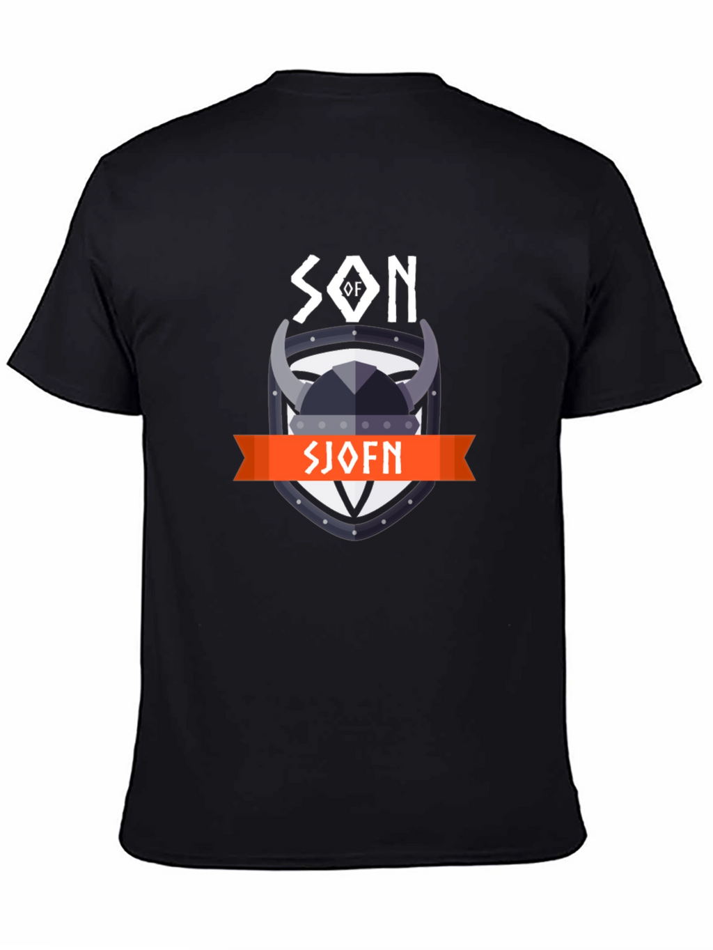 Son of Sjofn Viking T-Shirt - Black
