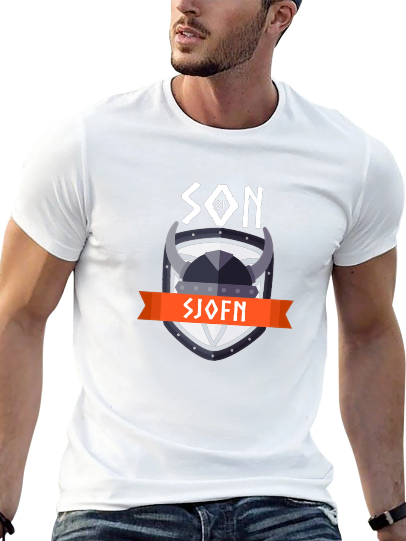 Son of Sjofn Viking T-Shirt - Black