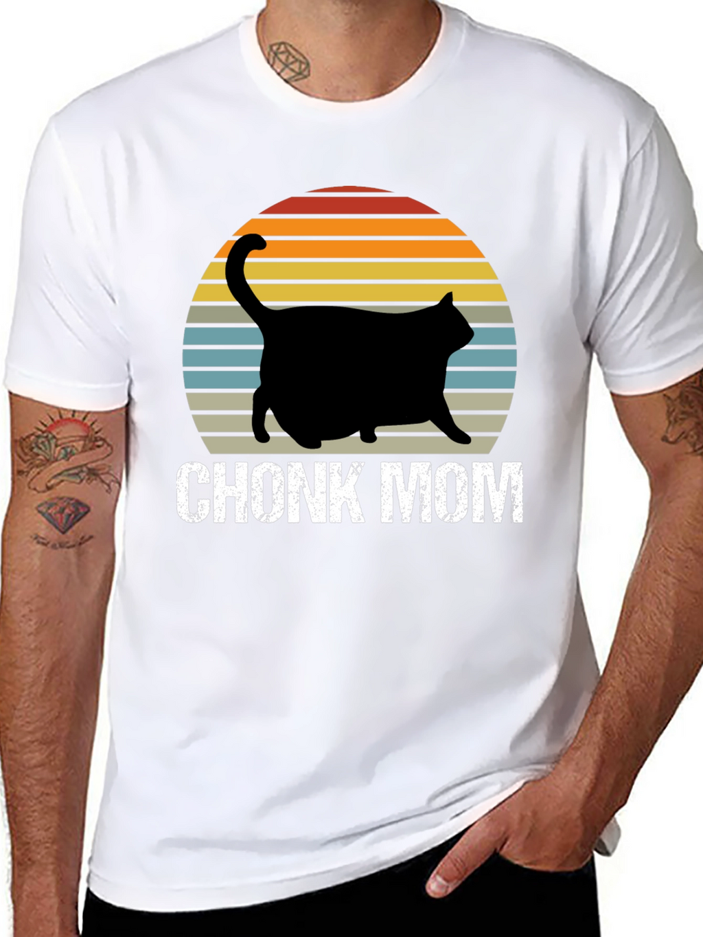 Chonk Mom T-Shirt - Cat Lover Apparel