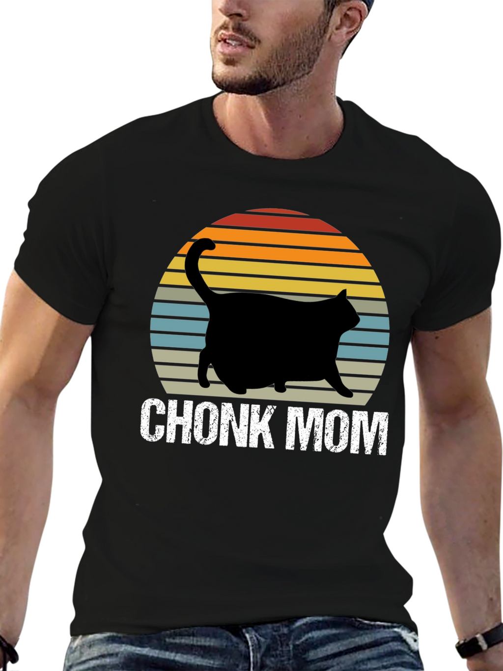 Chonk Mom T-Shirt - Cat Lover Apparel