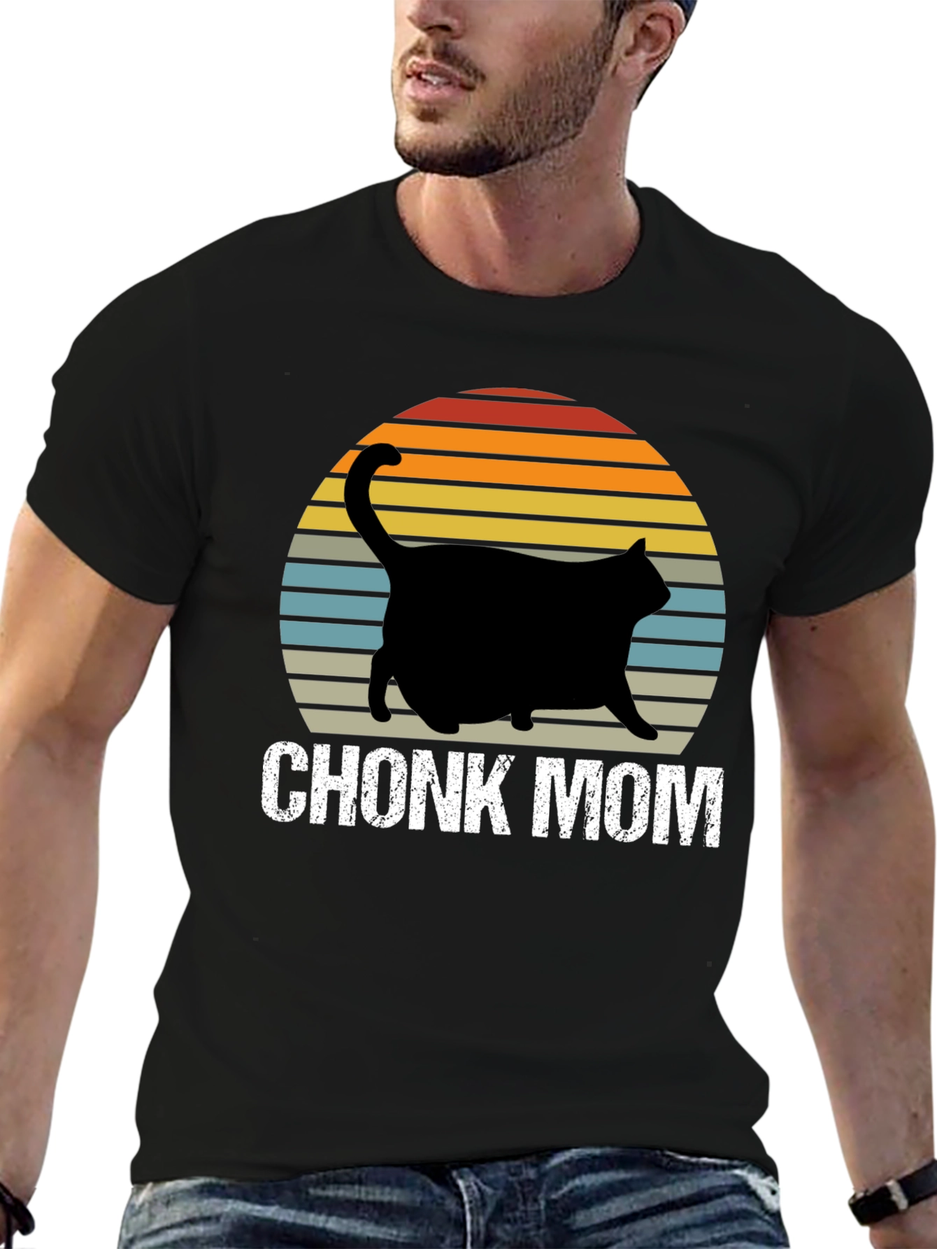 Chonk Mom T-Shirt - Cat Lover Apparel