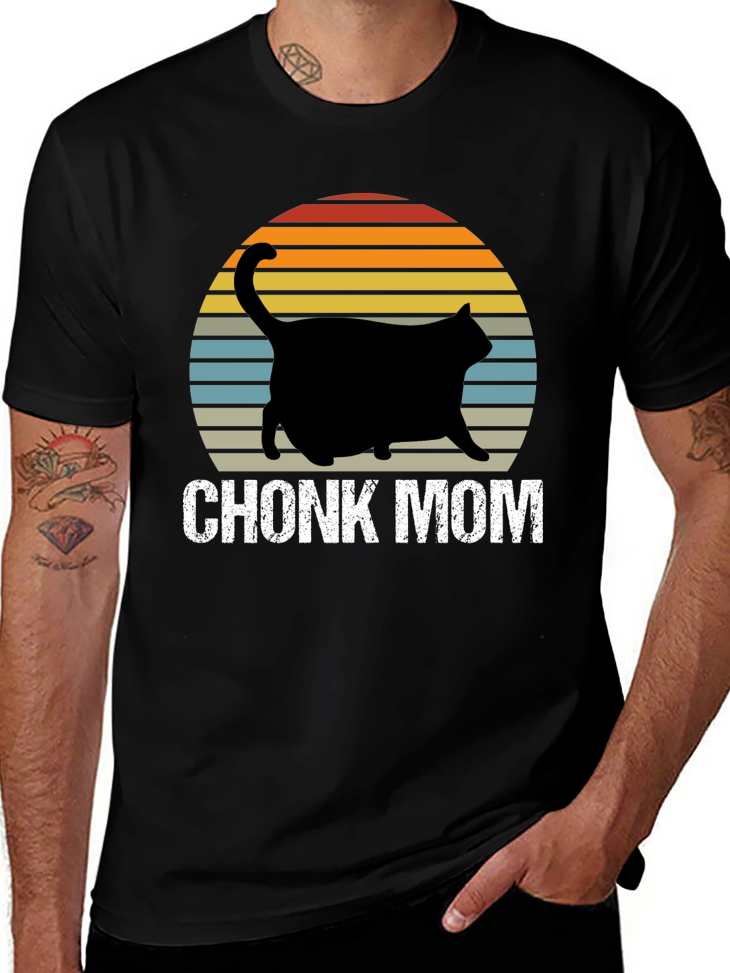Chonk Mom T-Shirt - Cat Lover Apparel