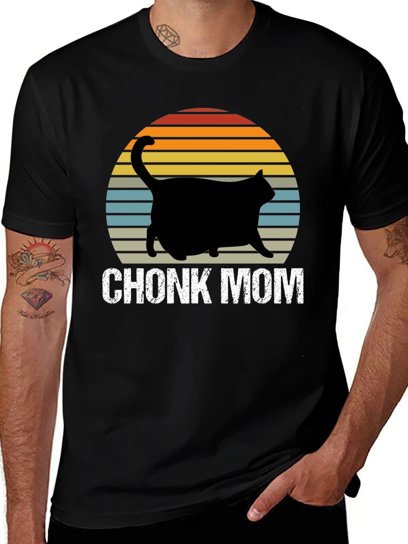 Chonk Mom T-Shirt - Cat Lover Apparel