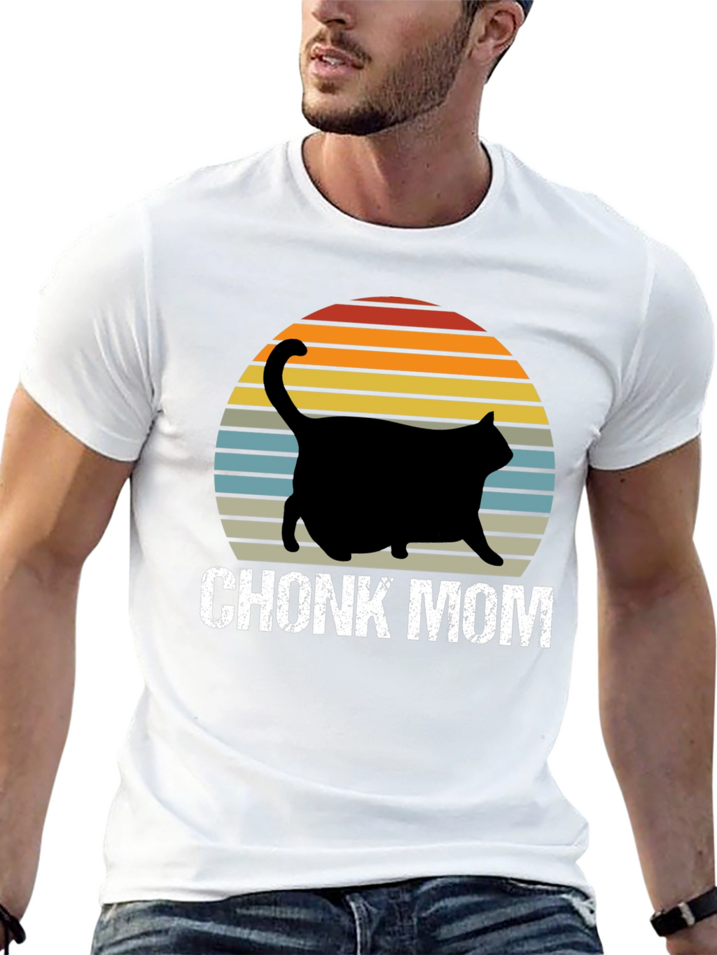 Chonk Mom T-Shirt - Cat Lover Apparel