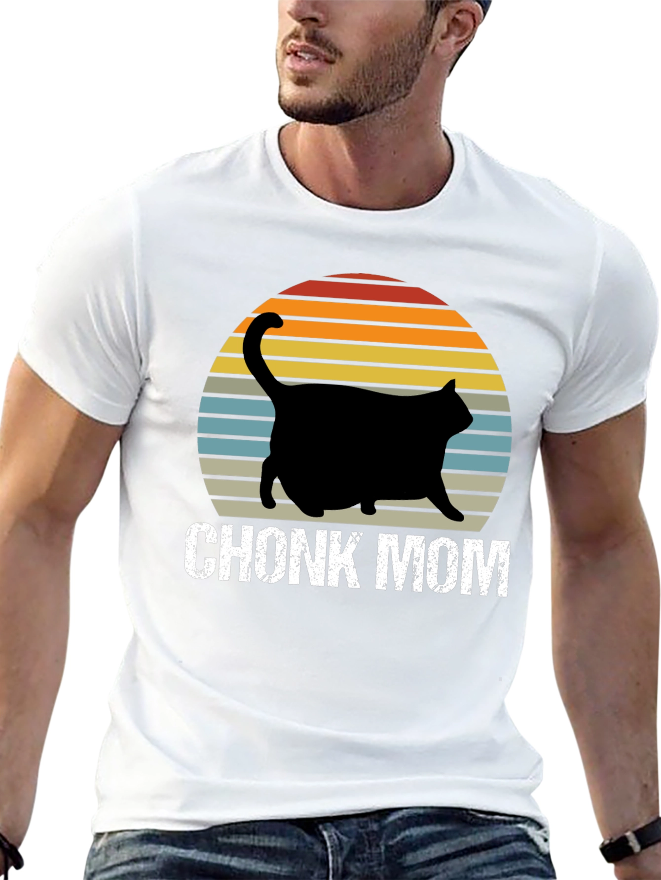 Chonk Mom T-Shirt - Cat Lover Apparel