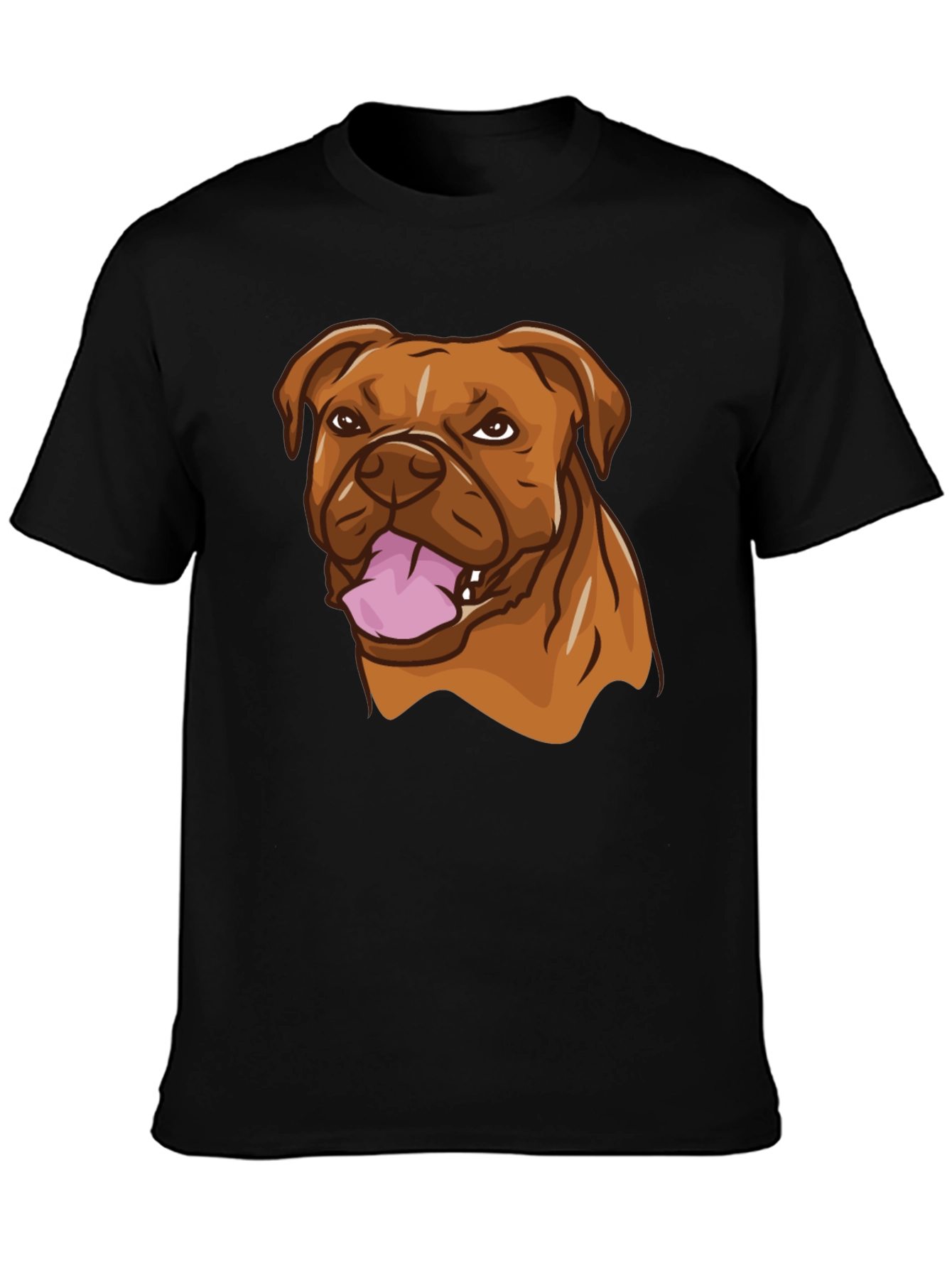 Dog Breed Graphic Black T-Shirt