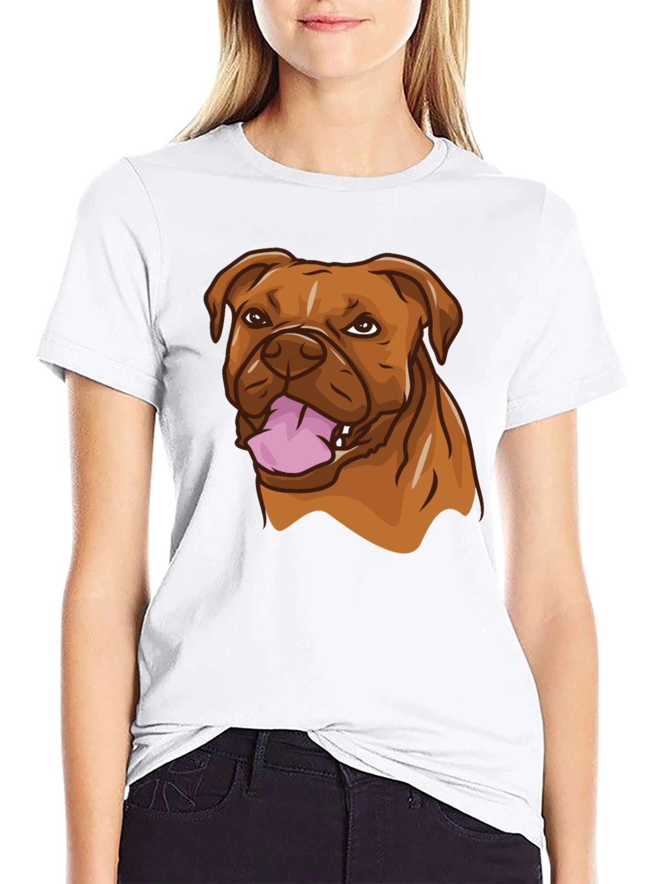 Dog Breed Graphic Black T-Shirt