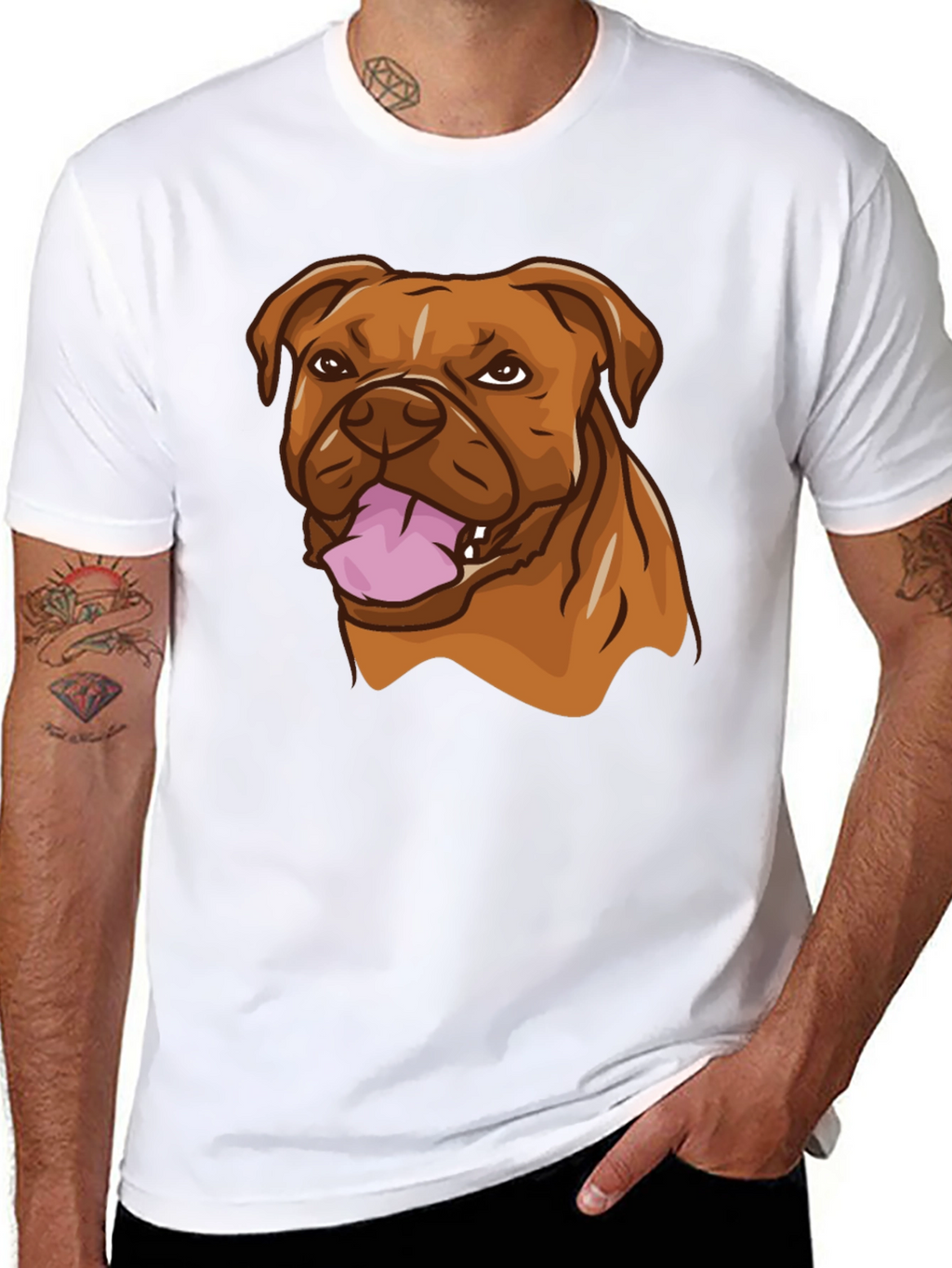 Dog Breed Graphic Black T-Shirt