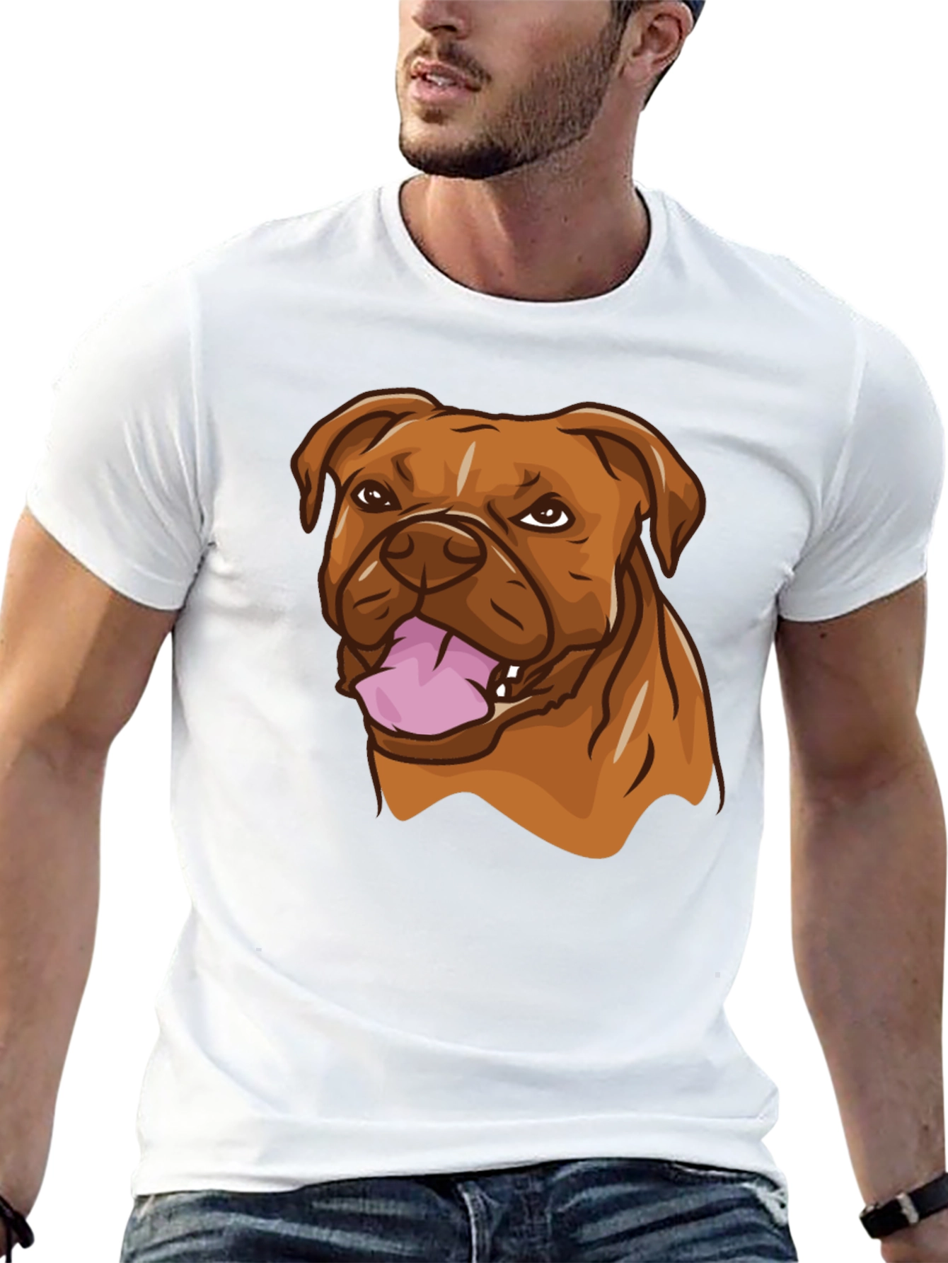Dog Breed Graphic Black T-Shirt