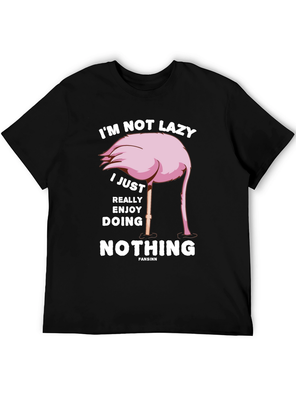 Funny Flamingo Lazy T-Shirt