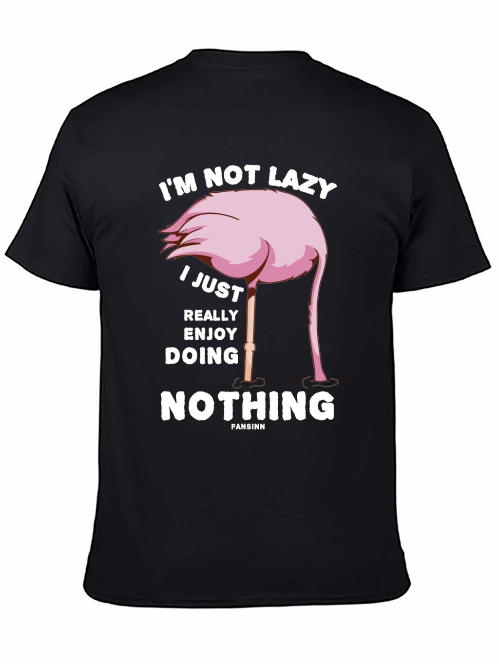 Funny Flamingo Lazy T-Shirt