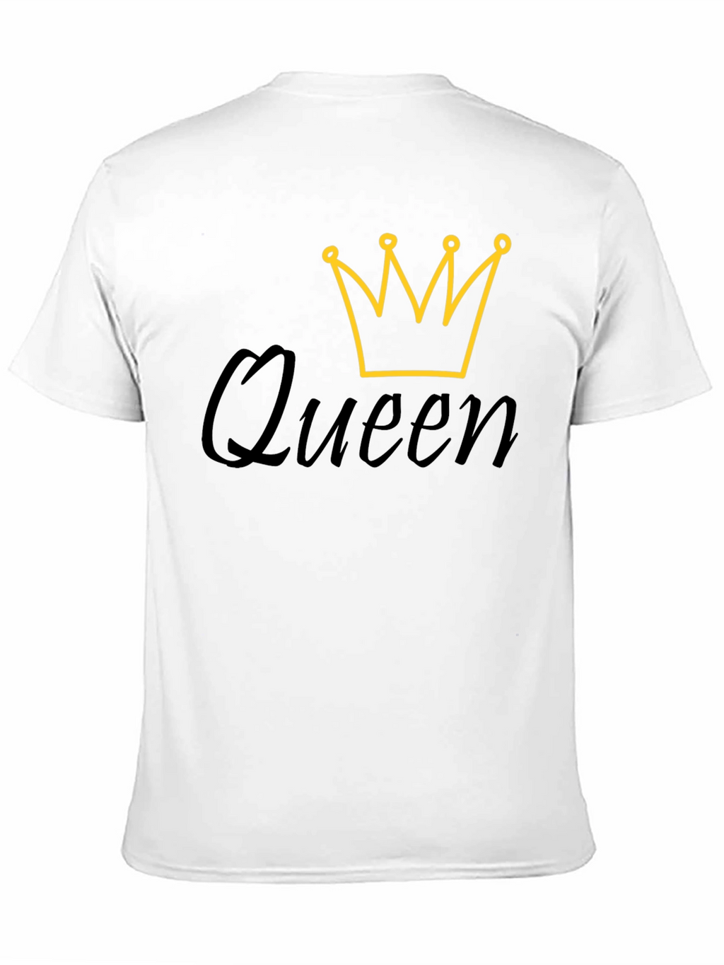 Queen Crown Graphic Black T-Shirt
