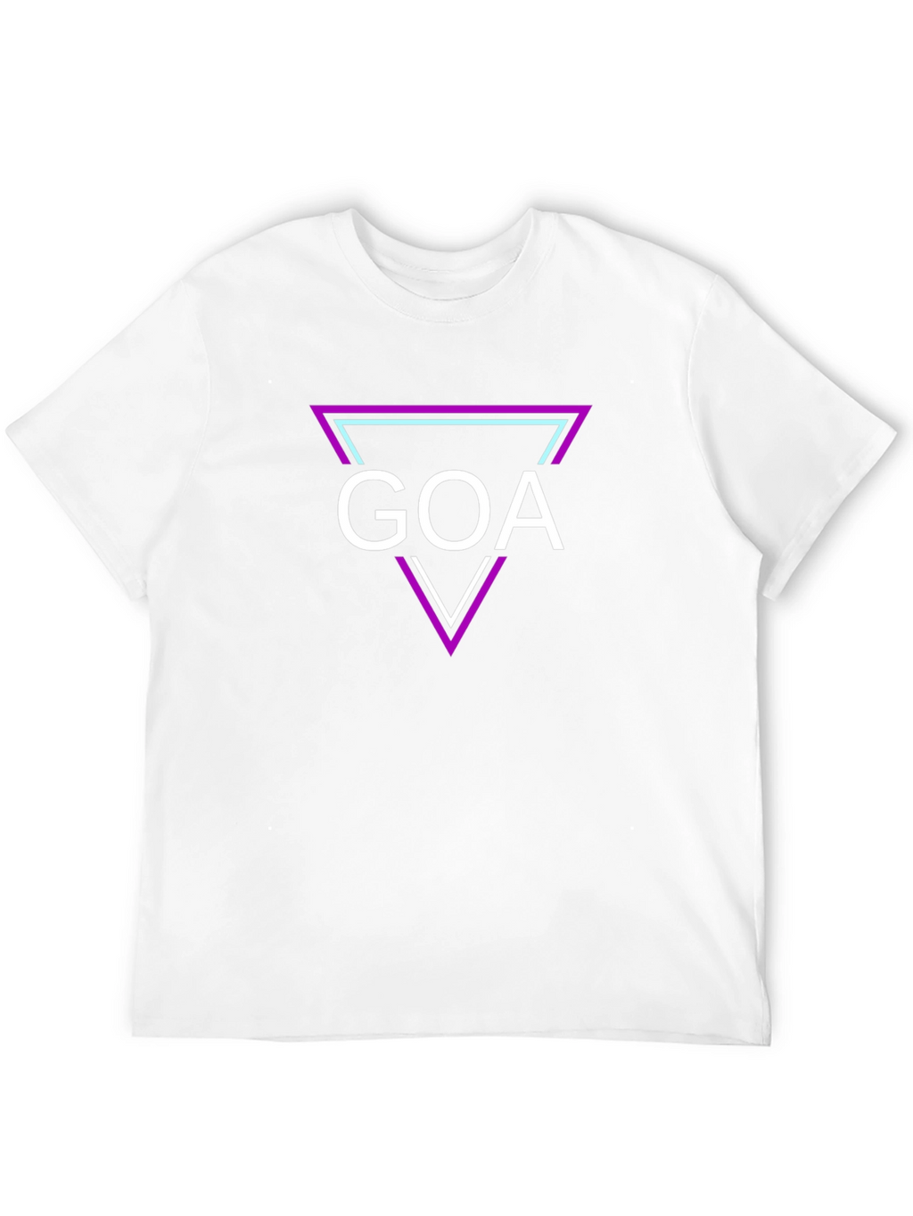 GOA Triangle Graphic T-Shirt - Casual Stylish Tee