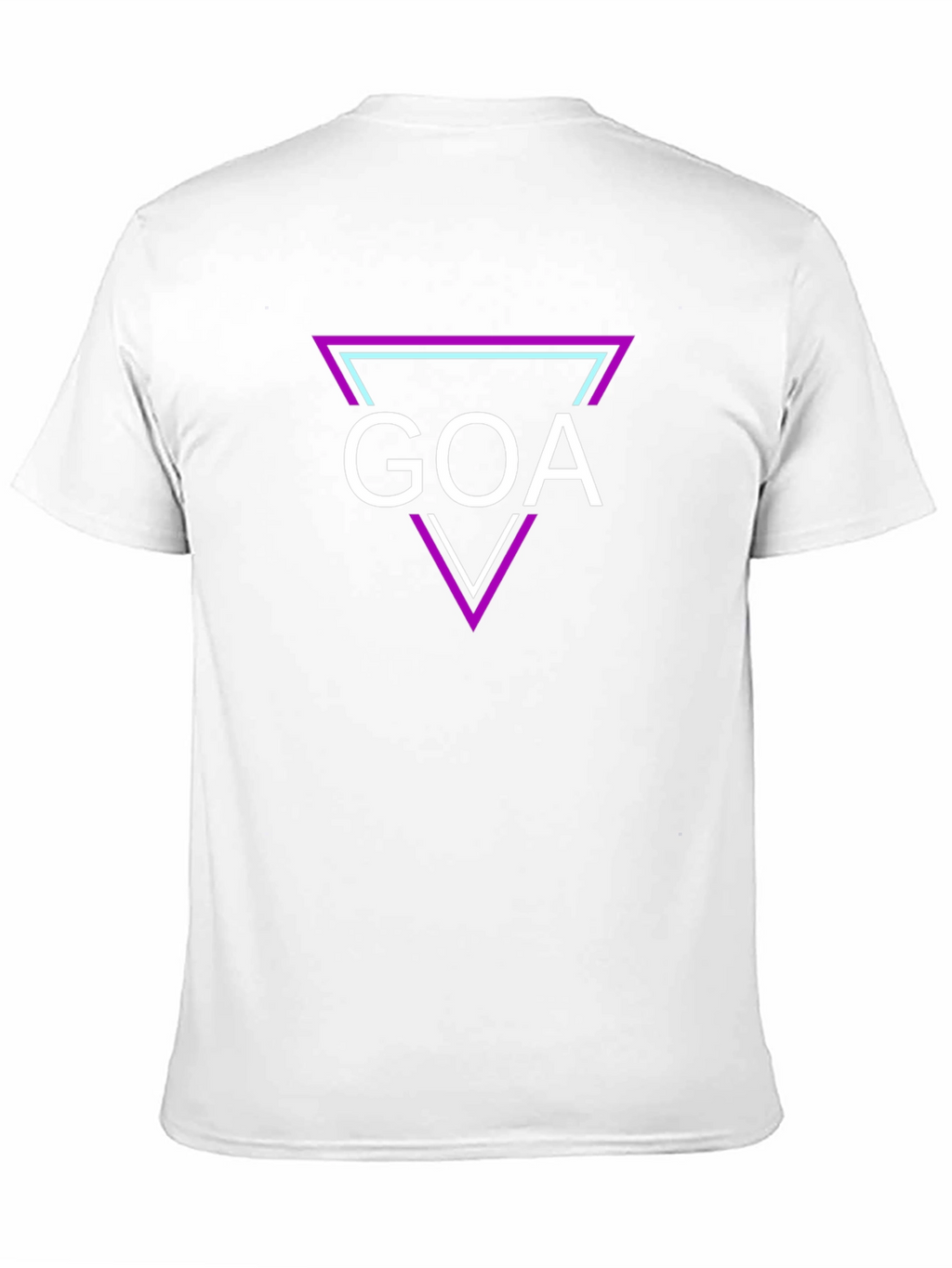 GOA Triangle Graphic T-Shirt - Casual Stylish Tee