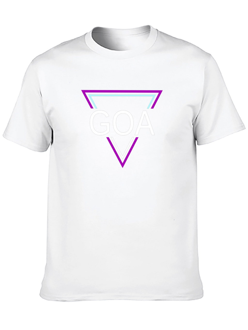 GOA Triangle Graphic T-Shirt - Casual Stylish Tee