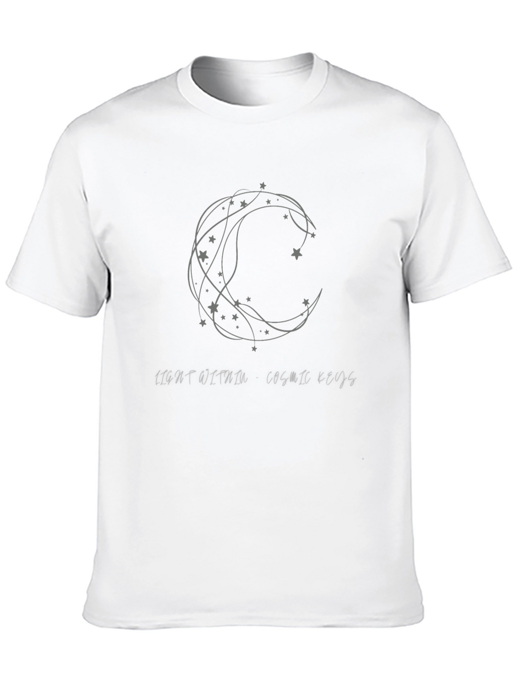 Cosmic Keys Graphic Tee - Unisex Black T-Shirt