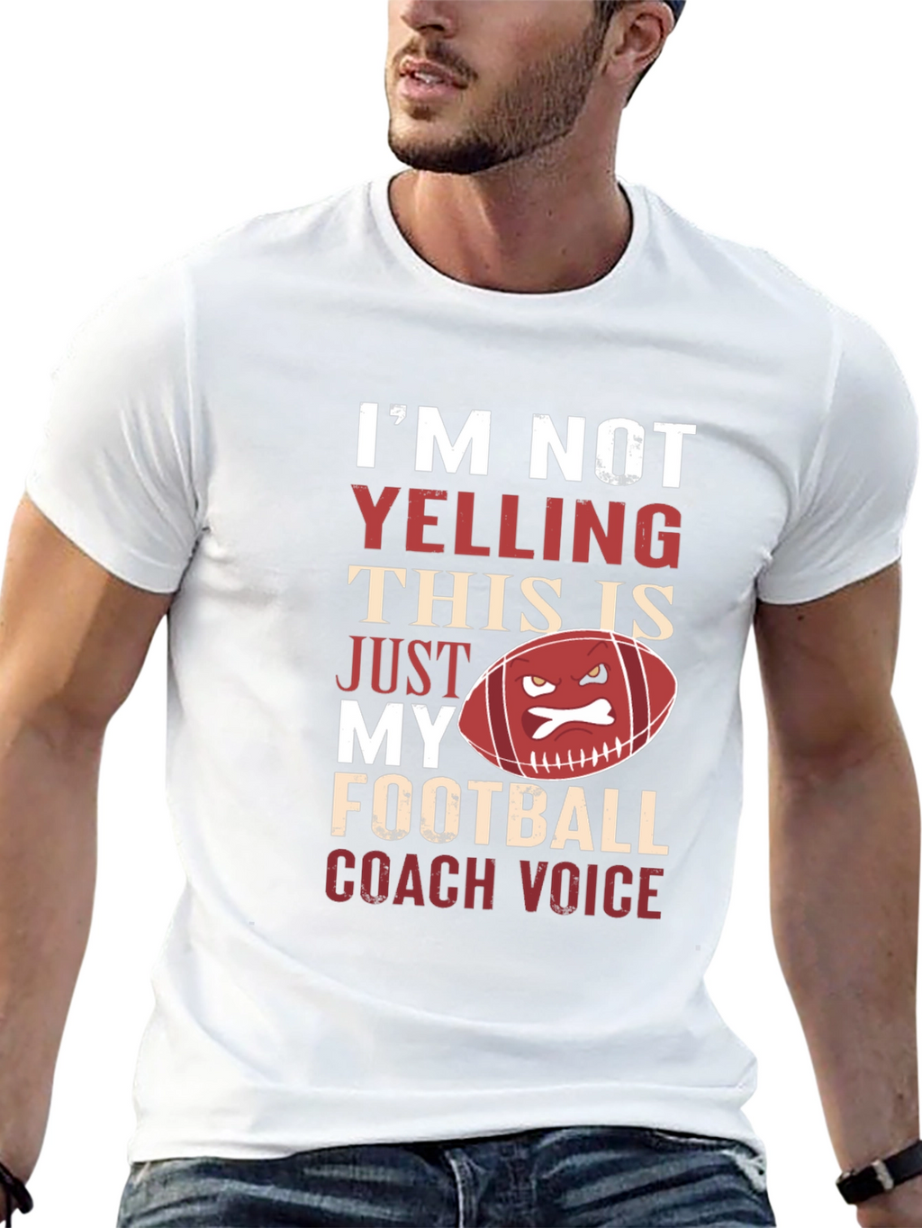 Football Coach Voice Graphic Tee