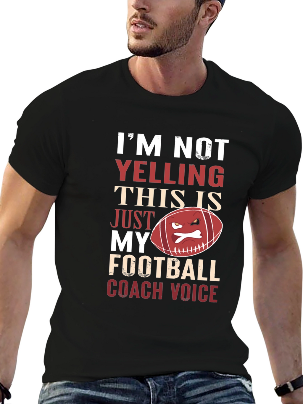 Football Coach Voice Graphic Tee