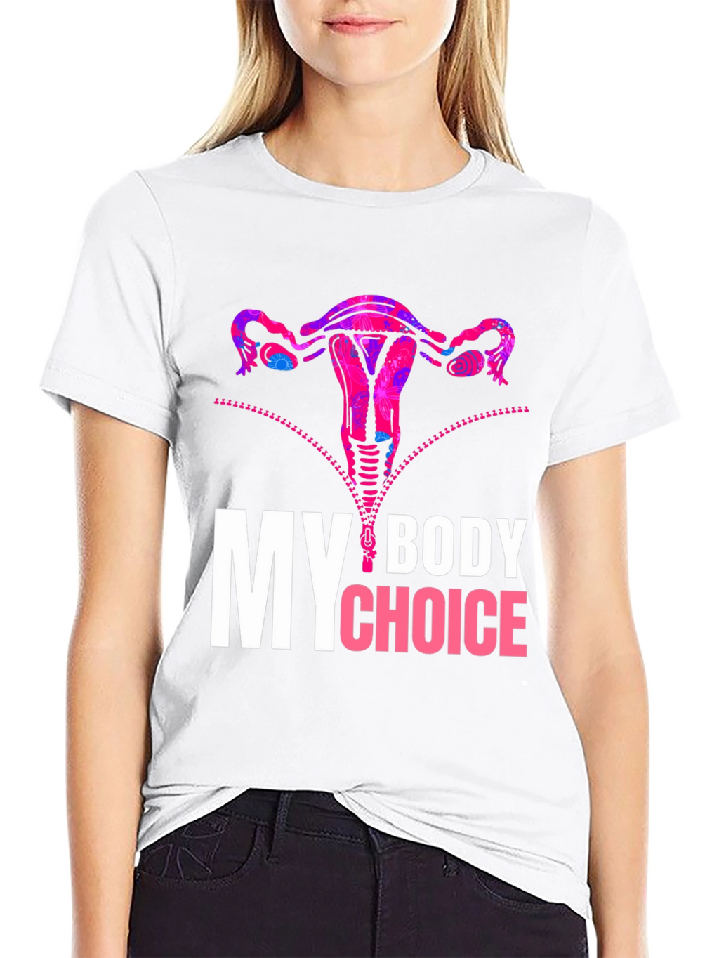 My Body My Choice Uterus Graphic Tee