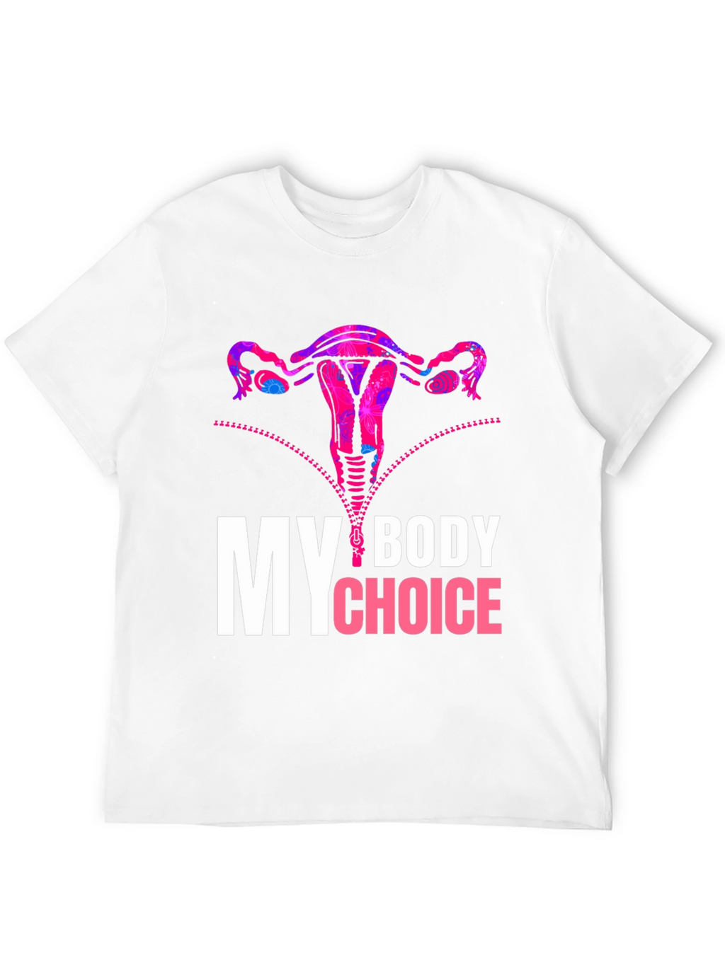 My Body My Choice Uterus Graphic Tee