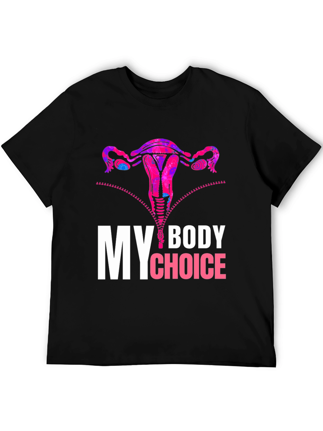 My Body My Choice Uterus Graphic Tee