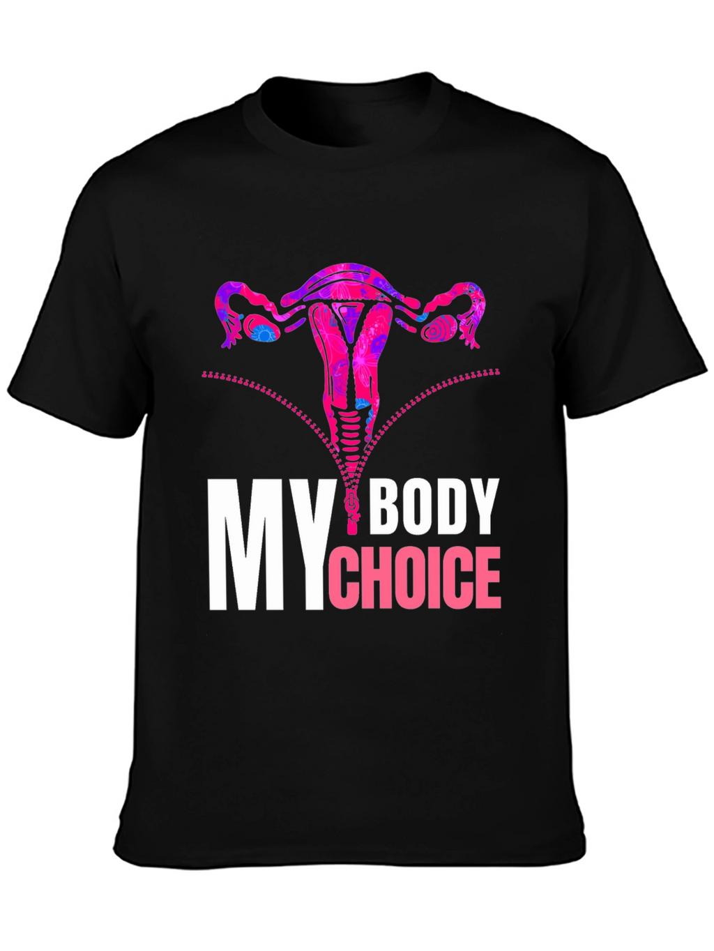 My Body My Choice Uterus Graphic Tee