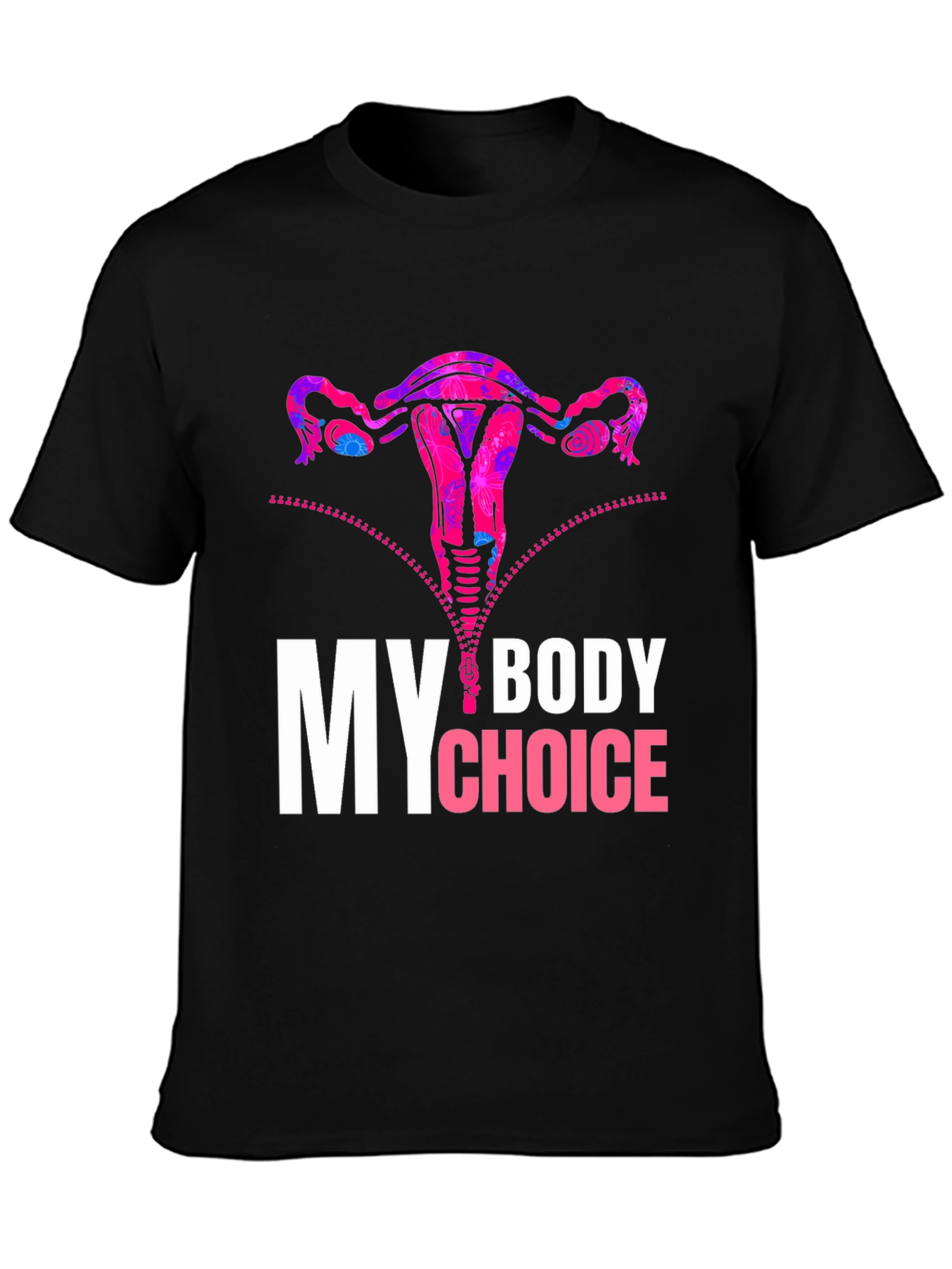 My Body My Choice Uterus Graphic Tee