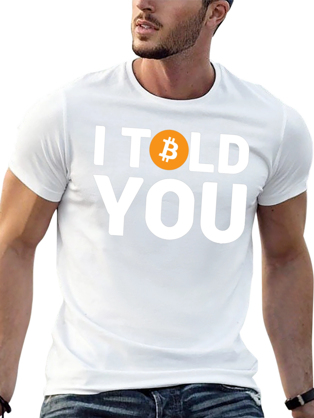 I Told You Bitcoin Graphic T-Shirt