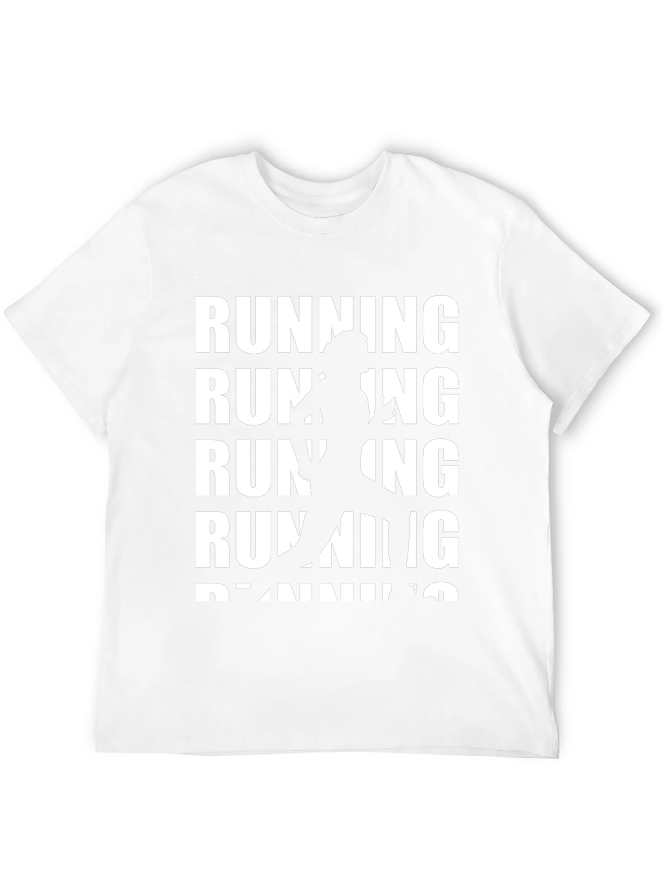 Running Silhouette Graphic Tee - Black