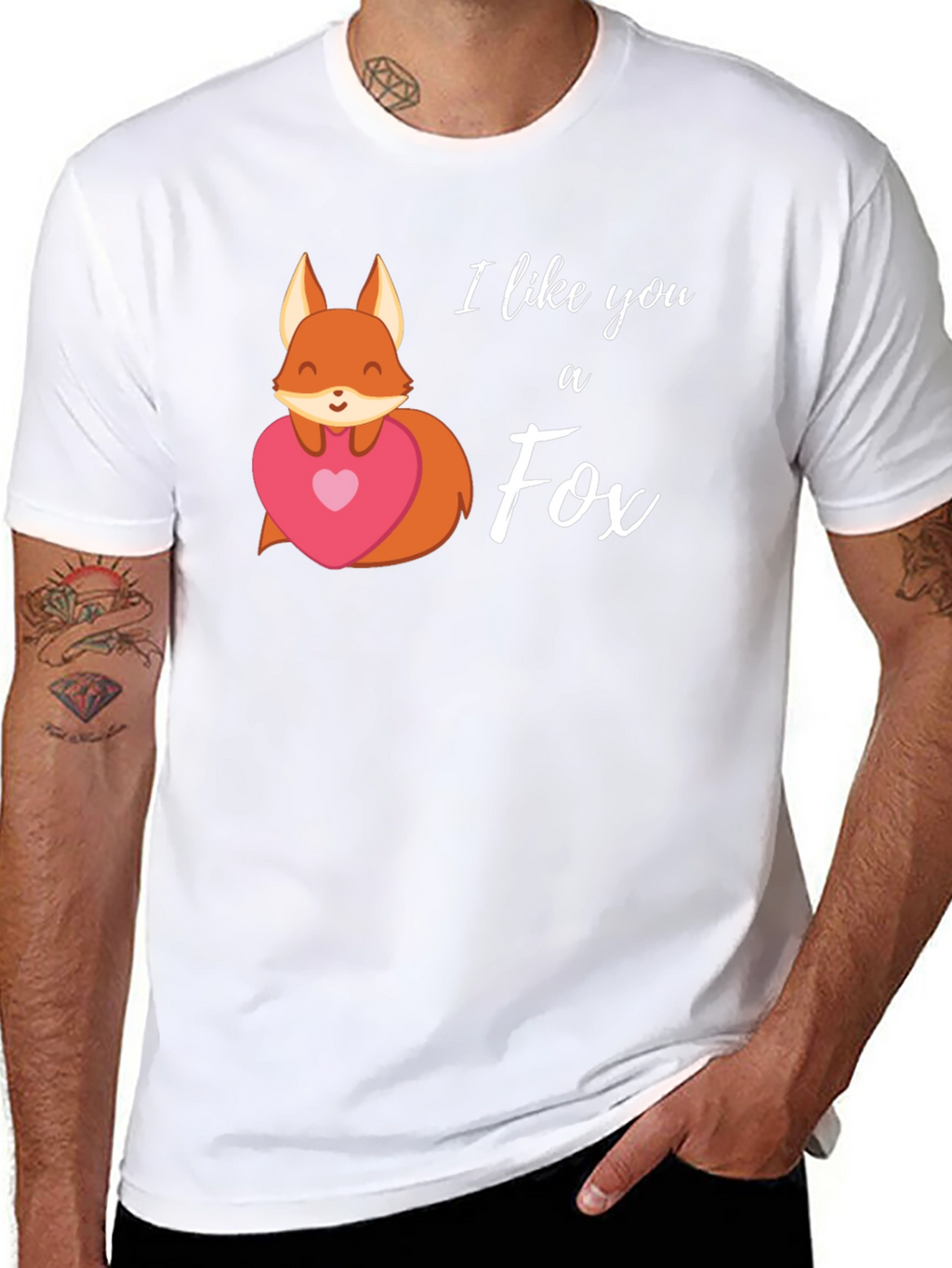 I Like You A Fox Valentines Day T-Shirt