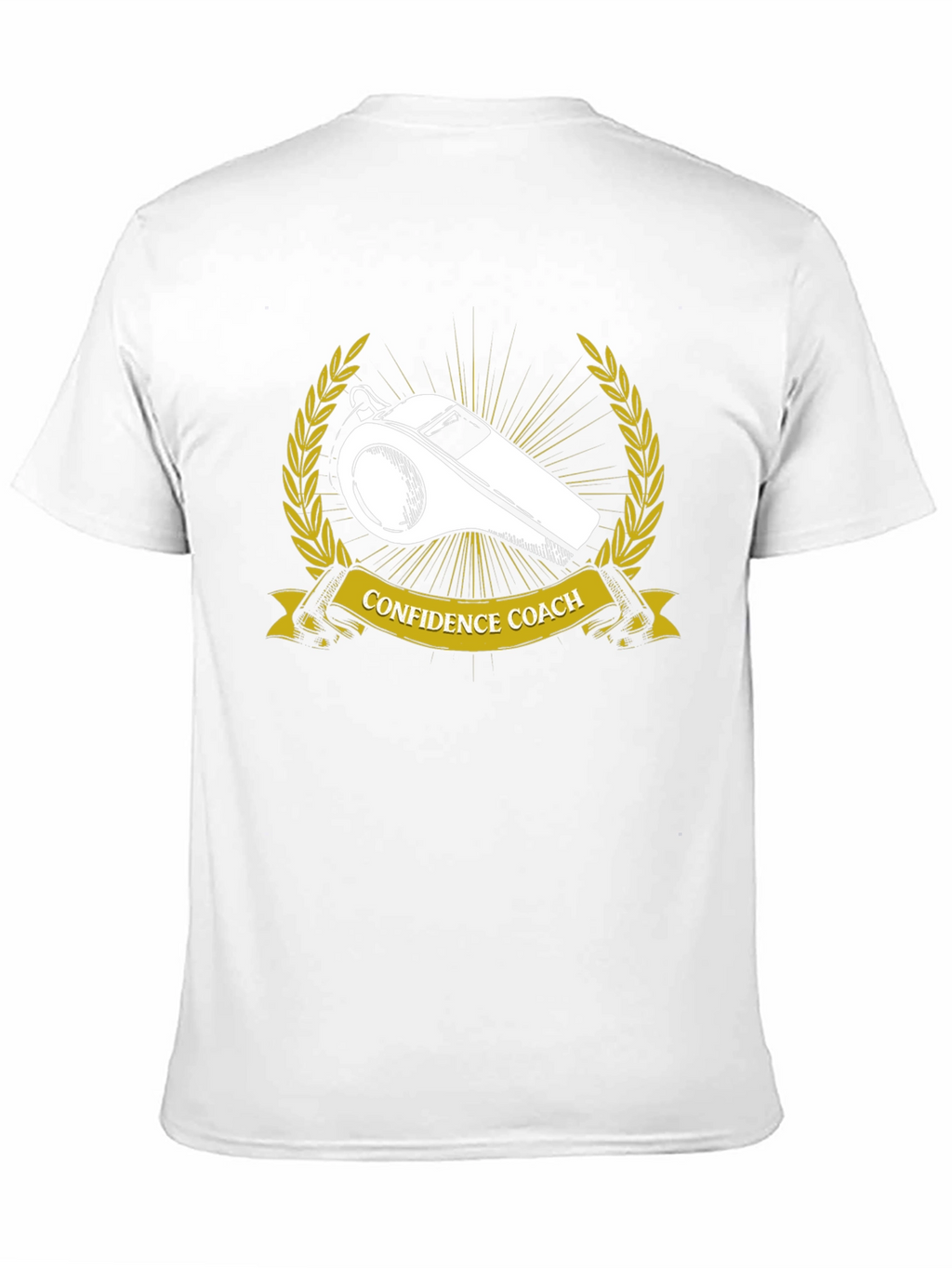 Confidence Coach T-Shirt - Whistle Design