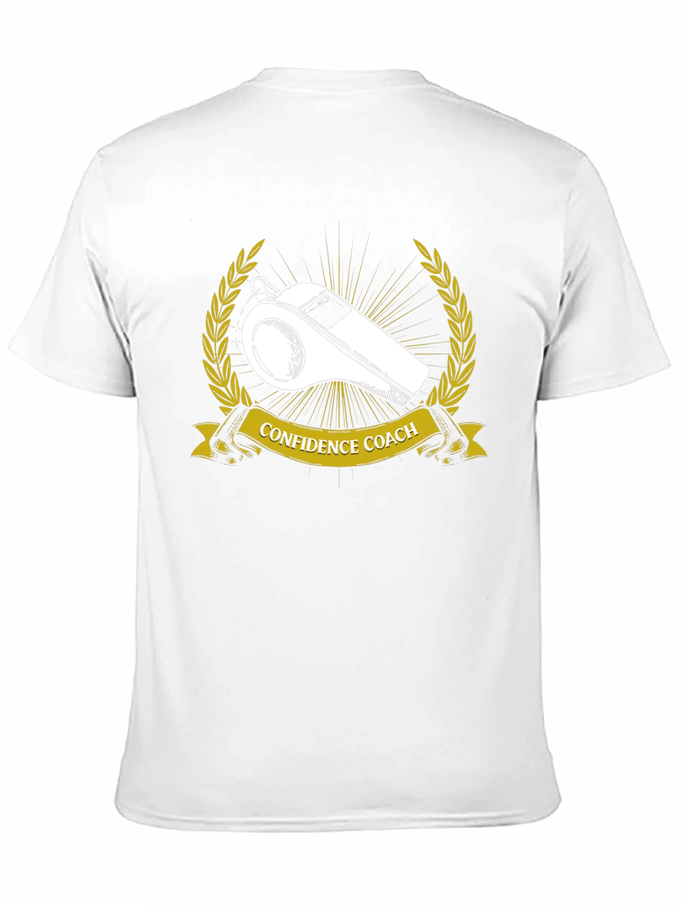 Confidence Coach T-Shirt - Whistle Design