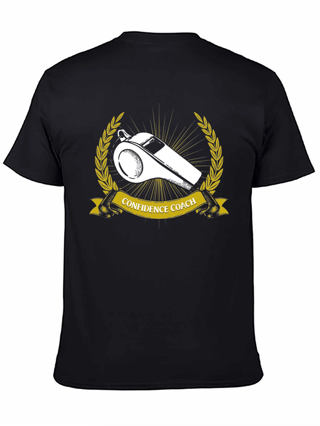 Confidence Coach T-Shirt - Whistle Design