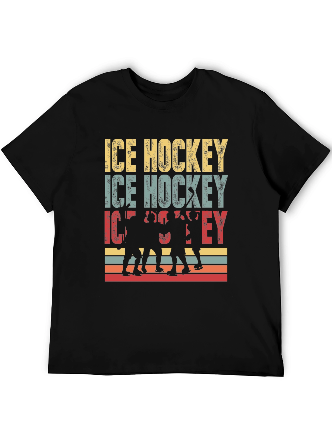 Retro Ice Hockey Graphic Tee - Vintage Style