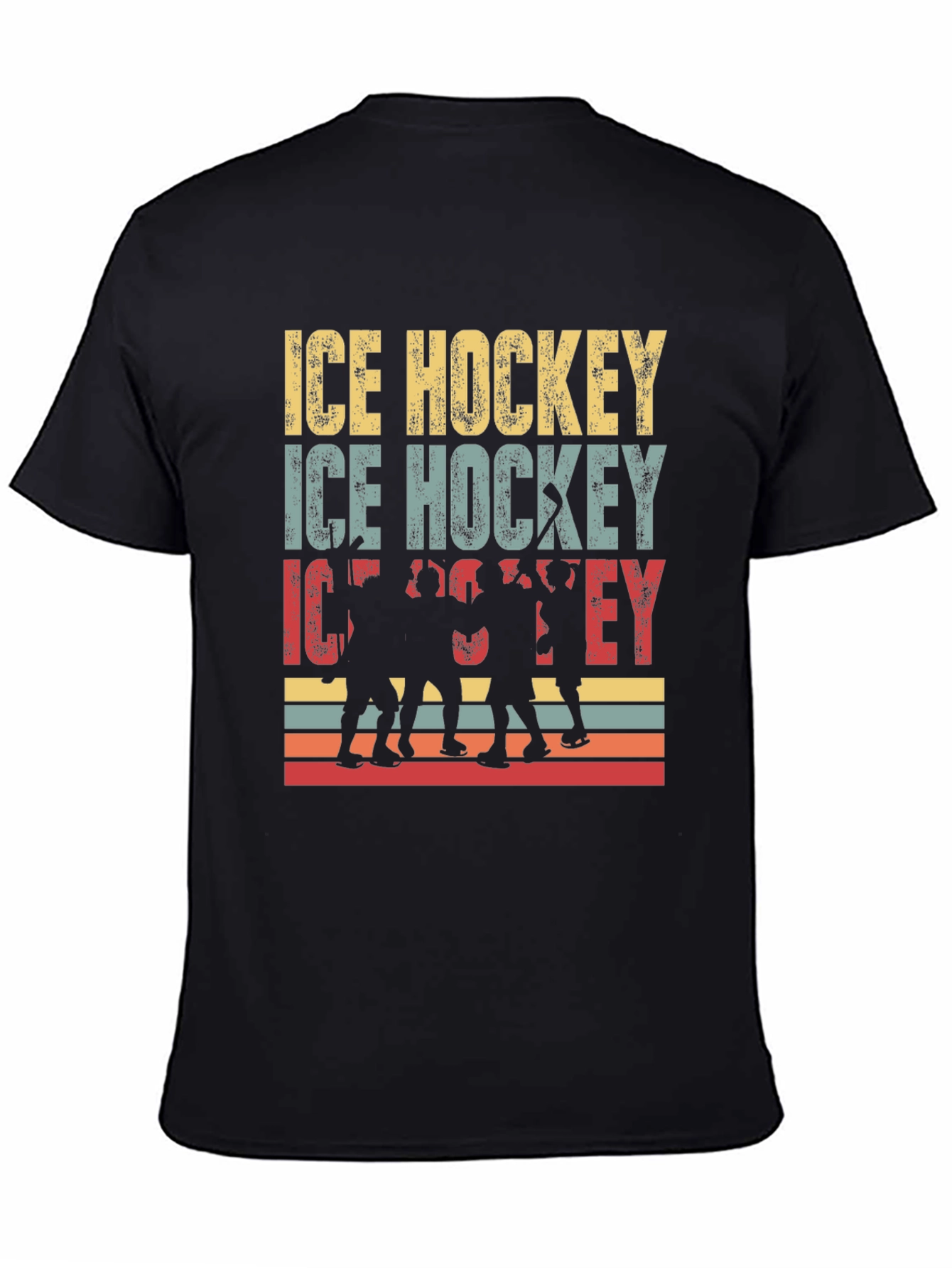 Retro Ice Hockey Graphic Tee - Vintage Style