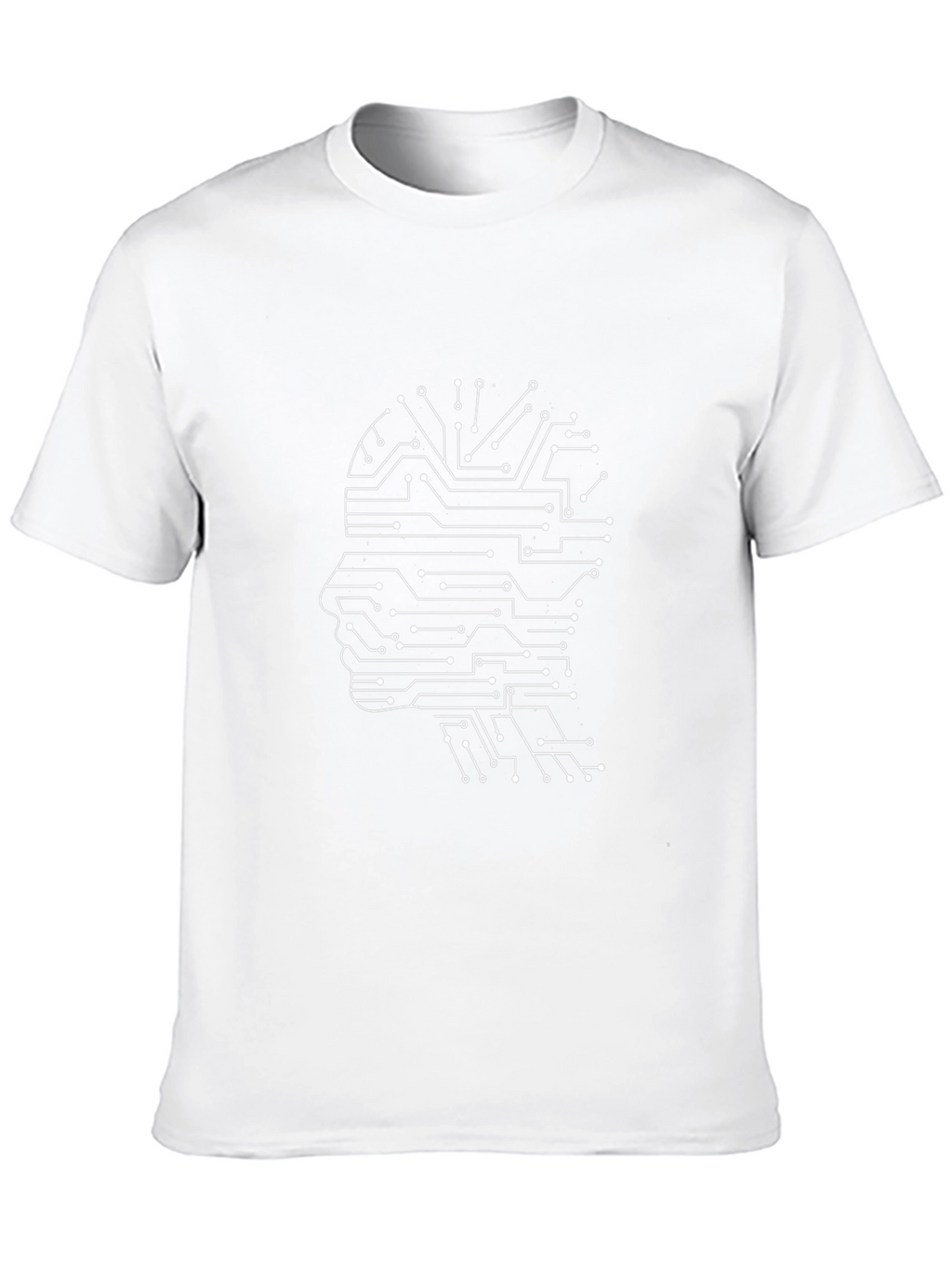 Tech Mind T-Shirt - Circuit Board Brain Tee