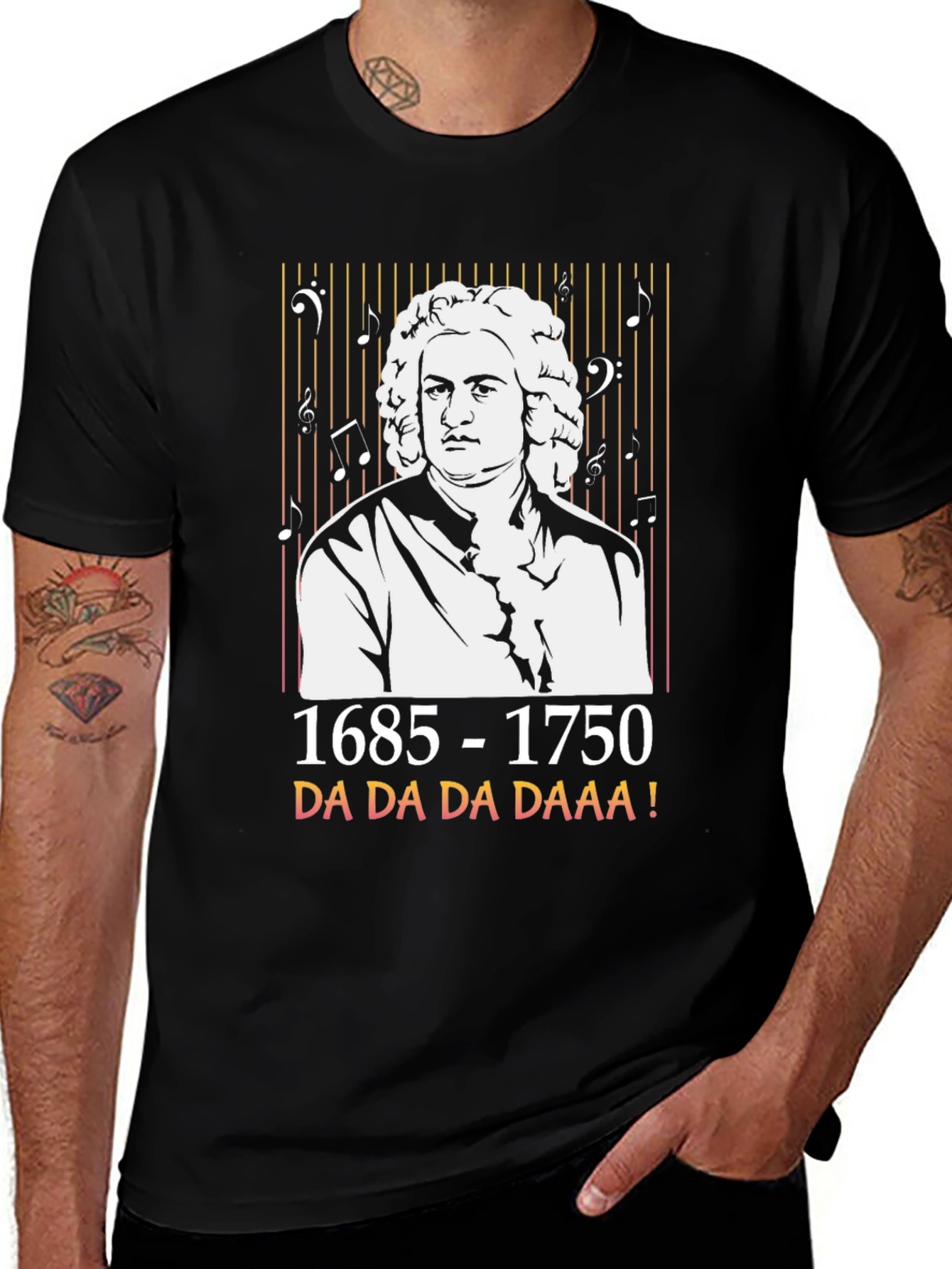 Bach Tee - Da Da Da DAAA! - Music Lover T-Shirt