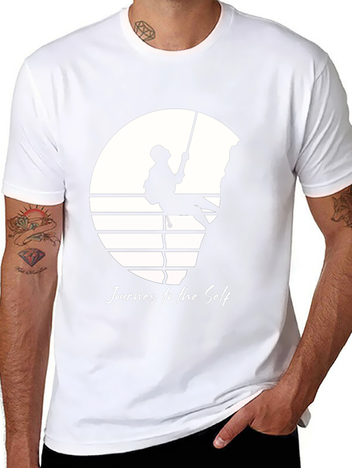 Journey to the Self Graphic T-Shirt - Black