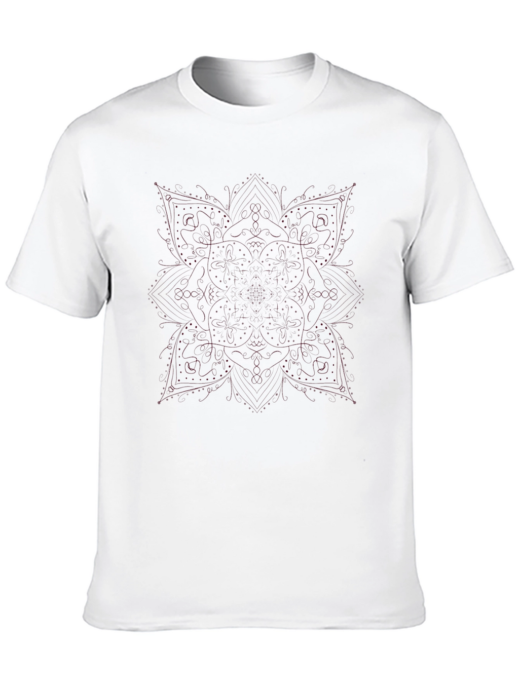 Mens Solid Black Casual Short Sleeve T-Shirt